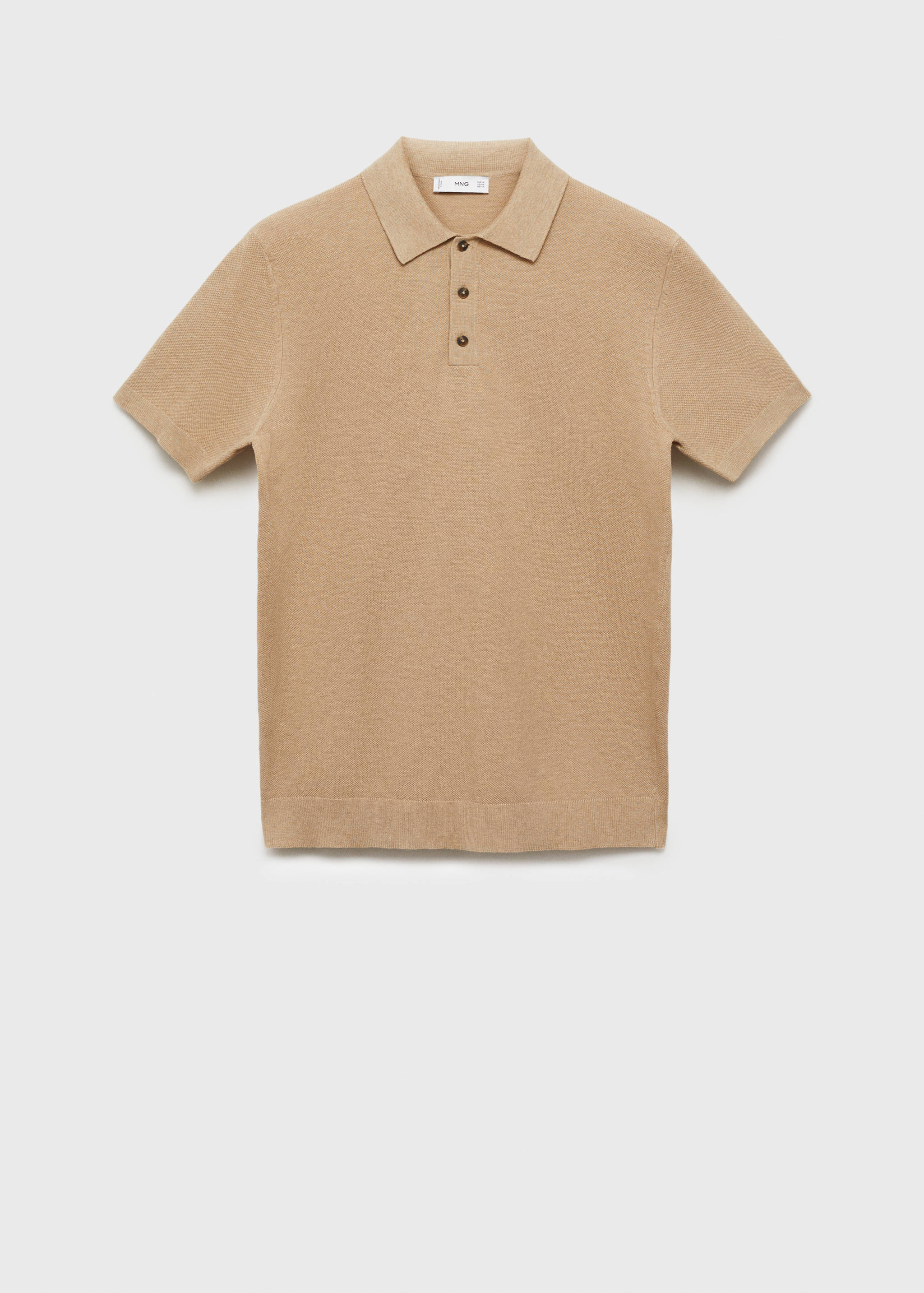 Polo maille structurée slim-fit - Article sans modèle