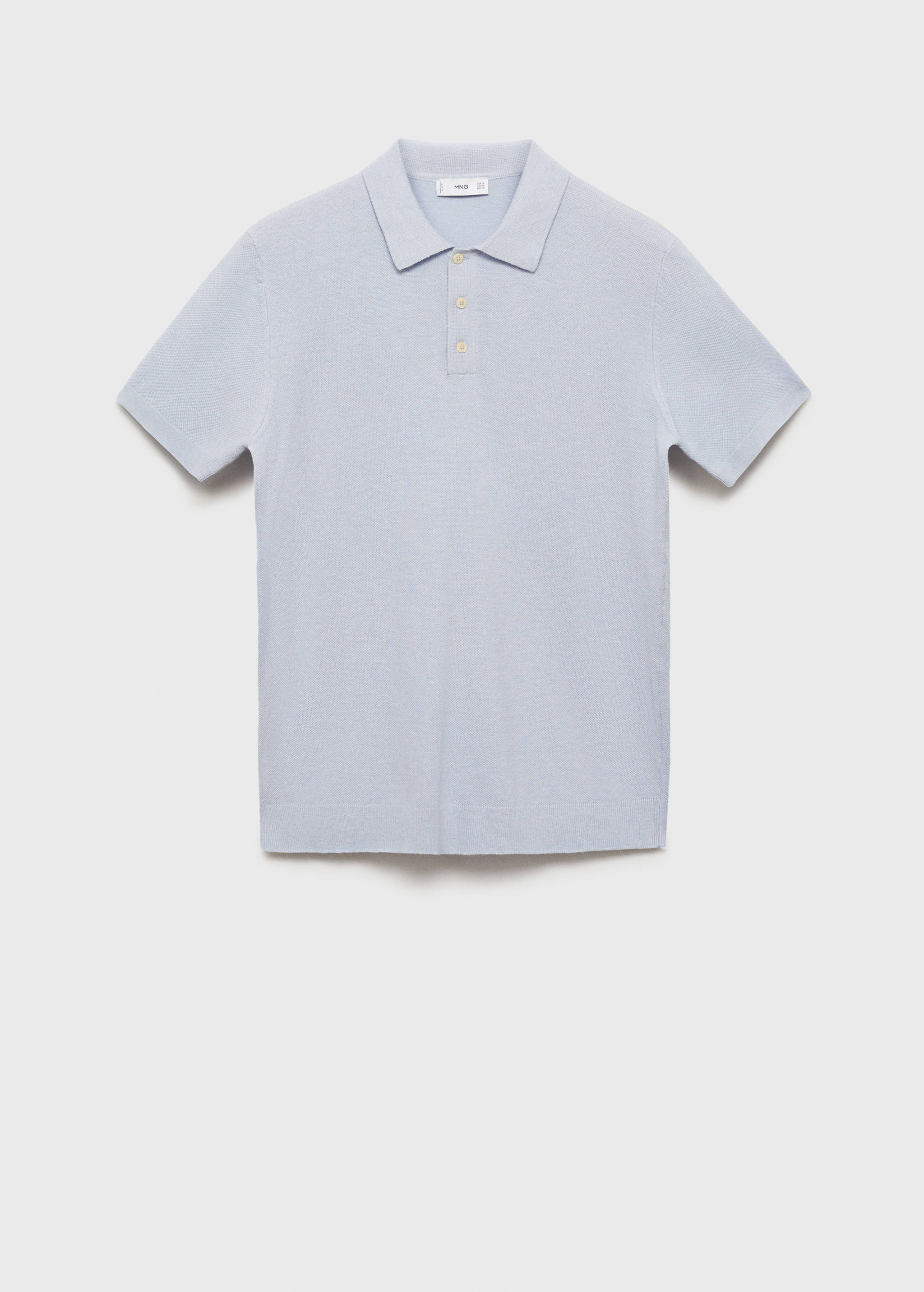 Polo maille structurée slim-fit - Article sans modèle