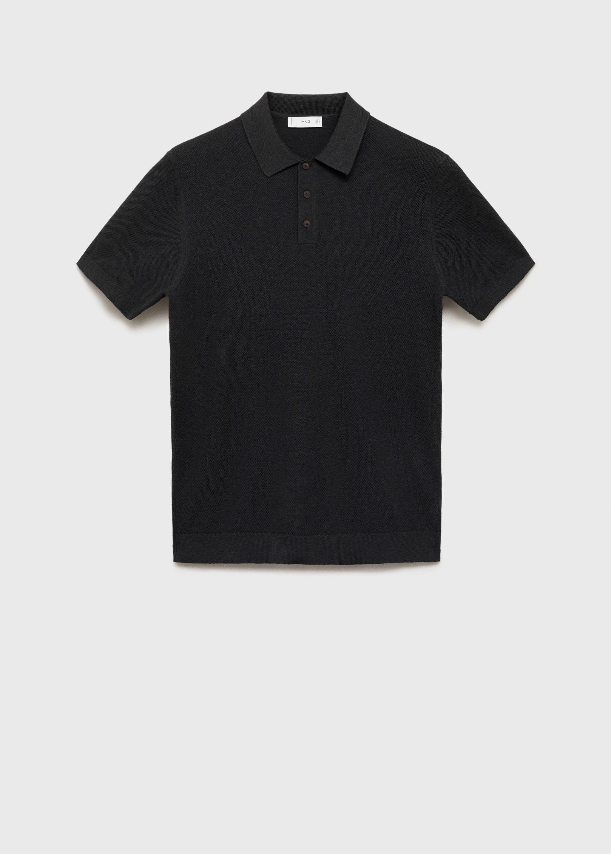 Polo maille structurée slim-fit - Article sans modèle