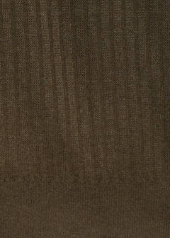 Textured striped T-shirt — Brown 8