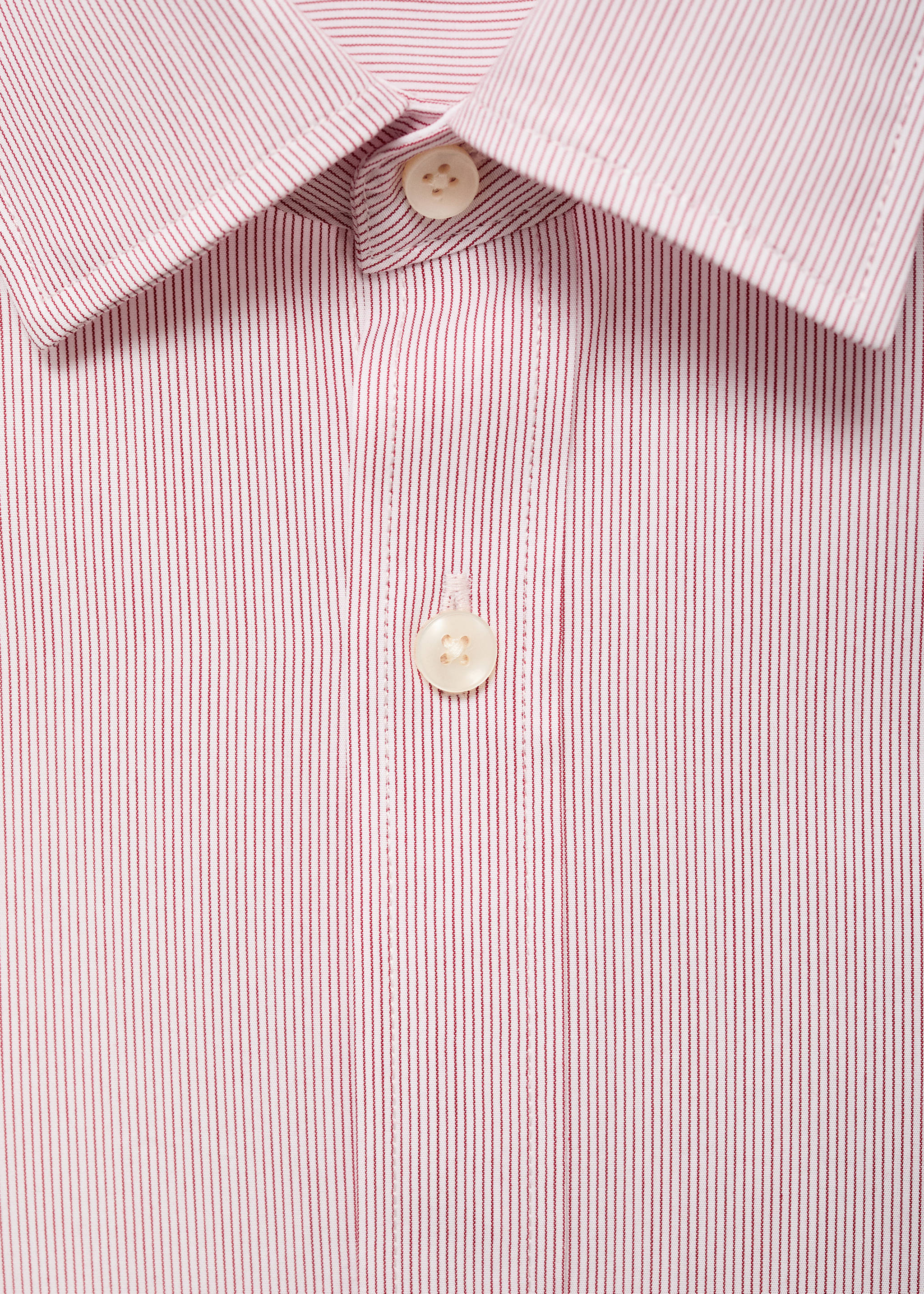 Kemeja garis-garis 100% katun slim-fit - Rincian barang 8