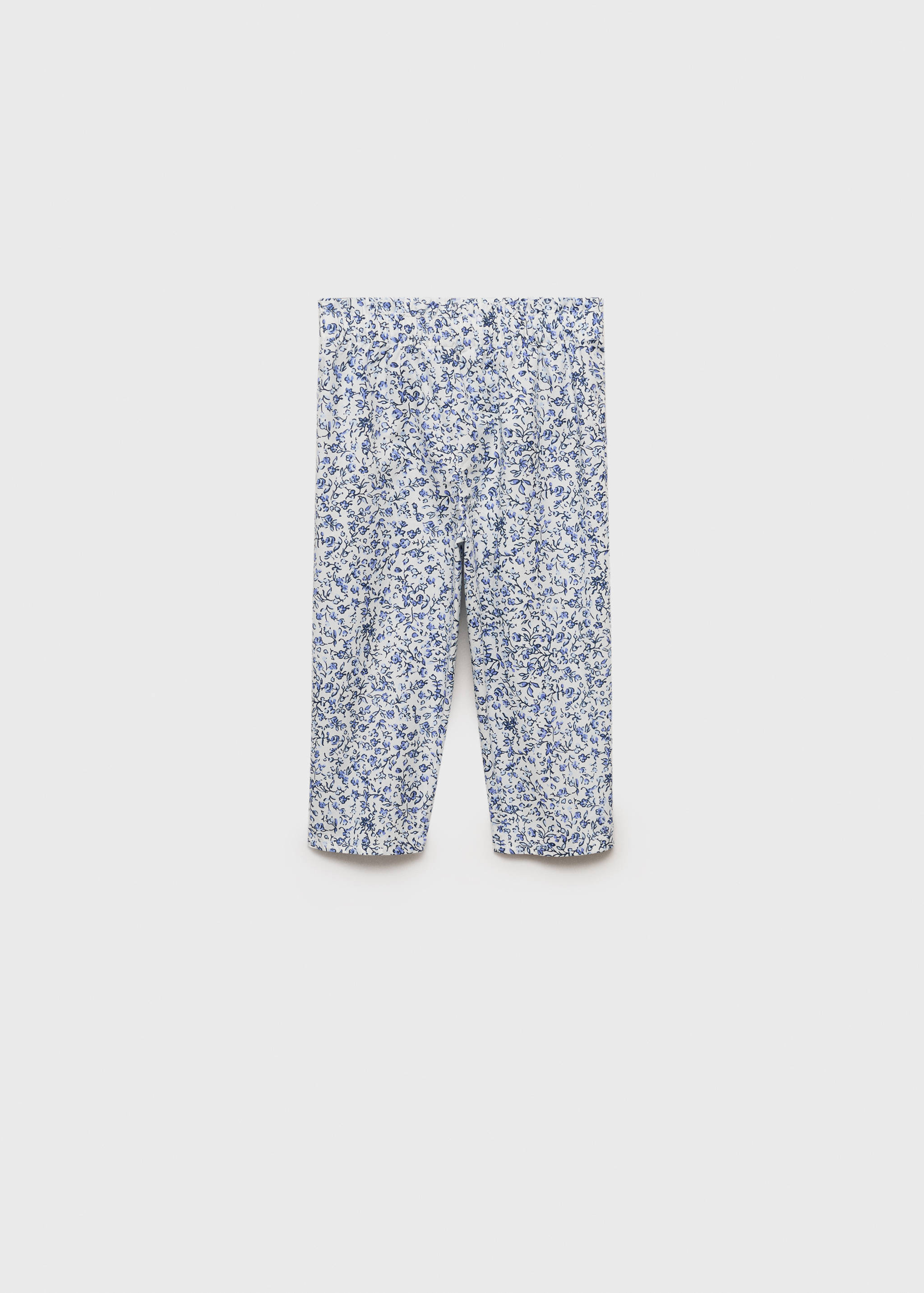 Printed cotton pants - Reverse of the article