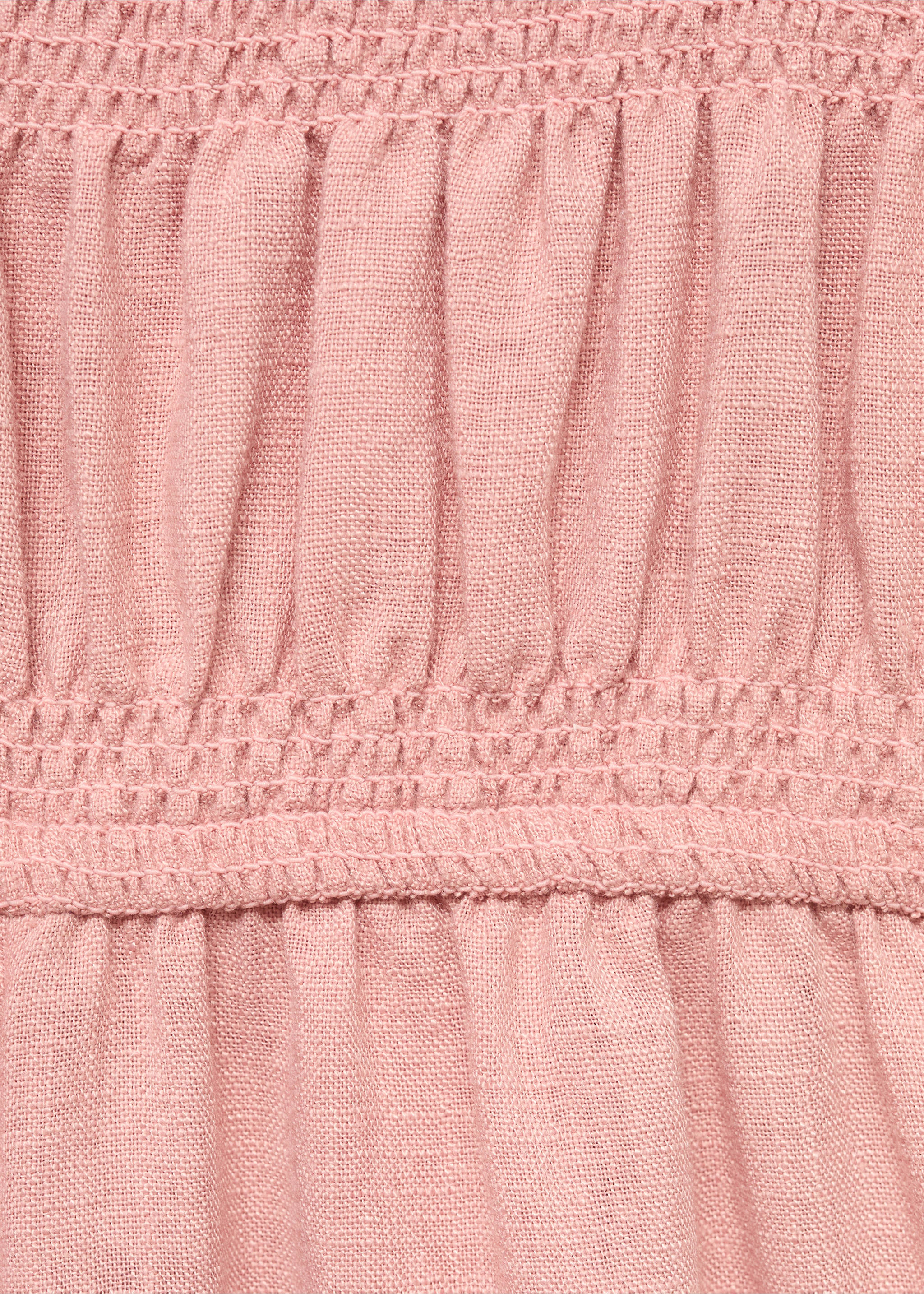 Ruched long jumpsuit - Details of the article 0, Pink. Ref: 87065941-00.