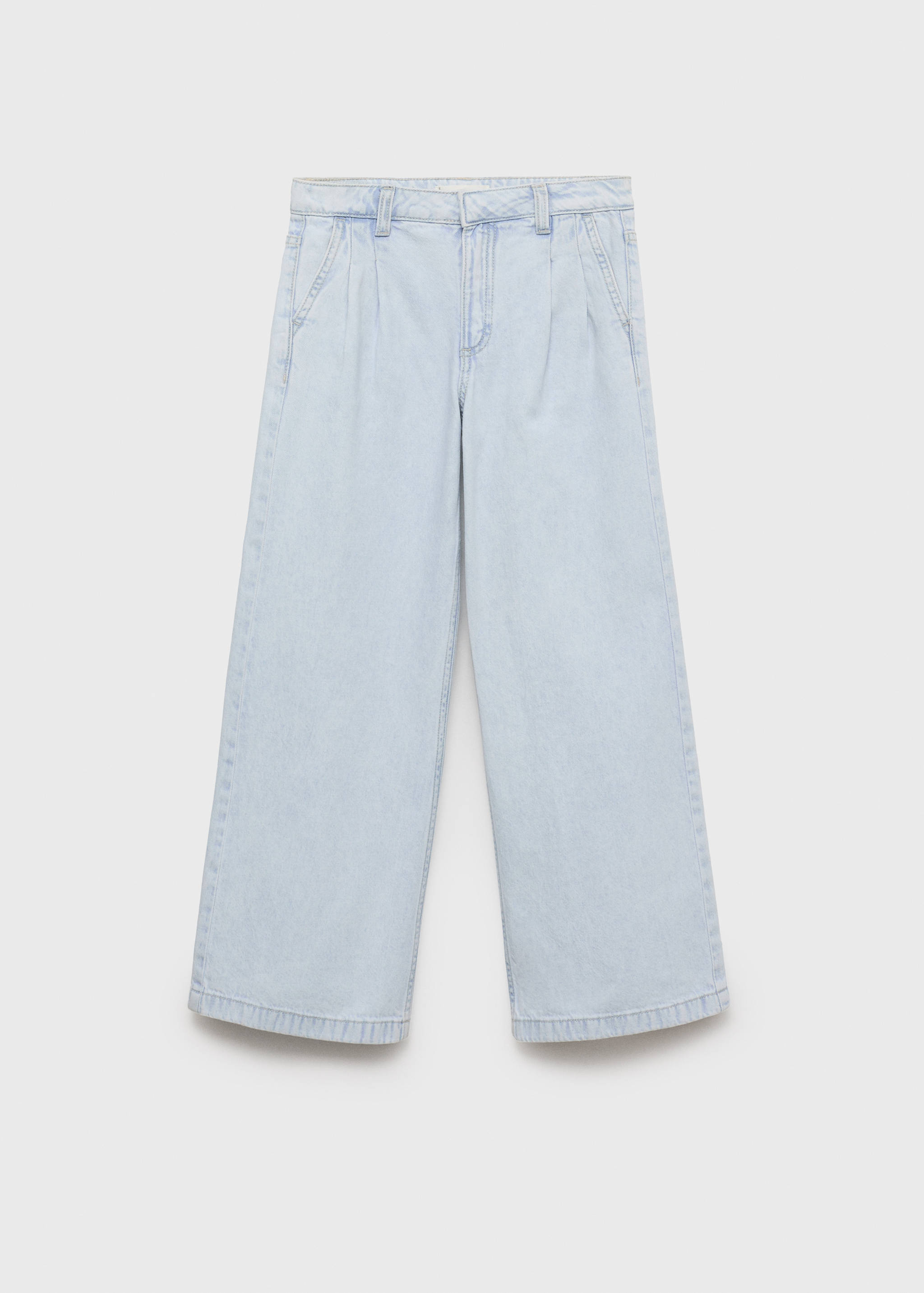 Straight-fit jeans with pleat detail - Article without model