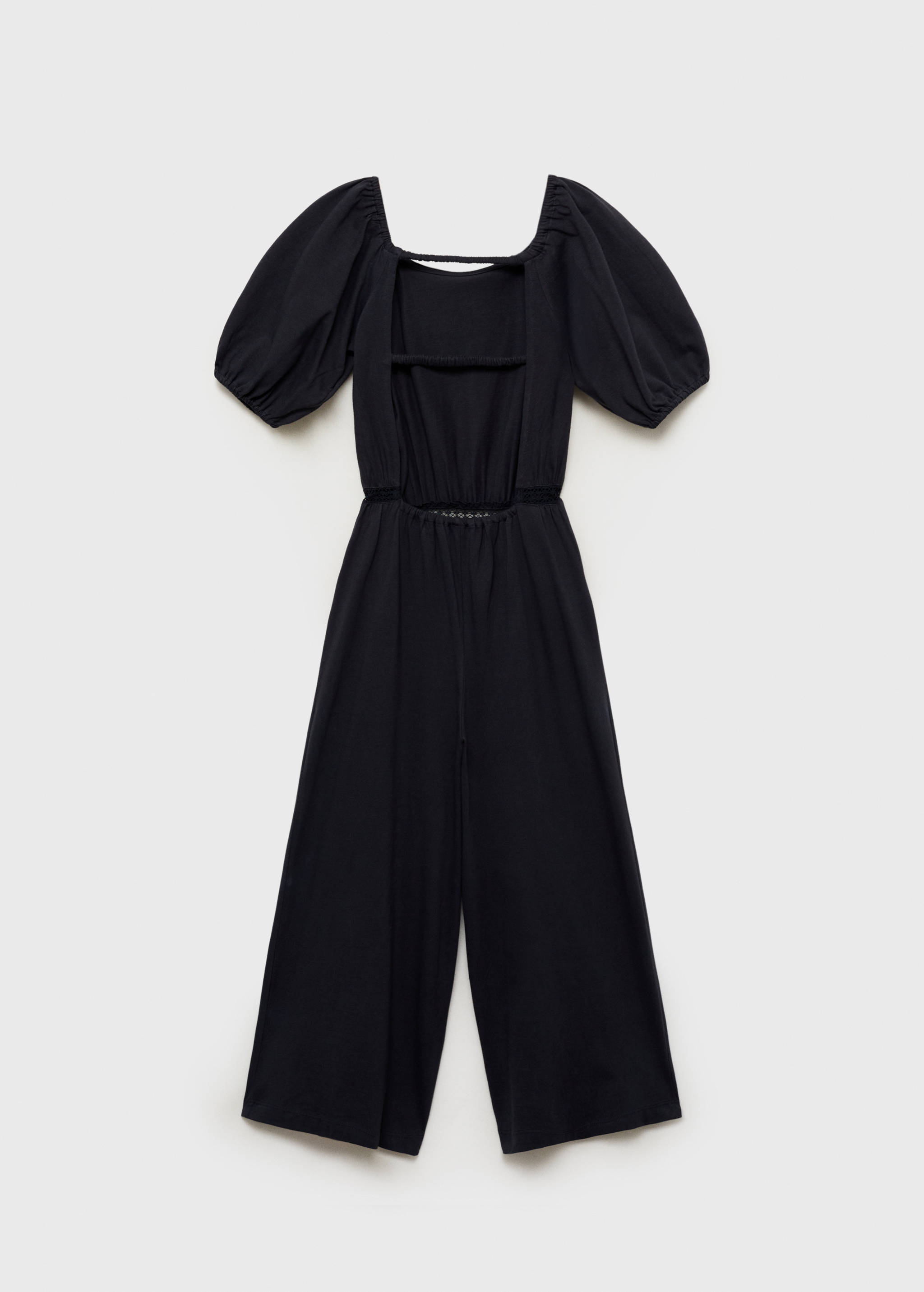 Macacão comprido com abertura nas costas - Verso do artigo