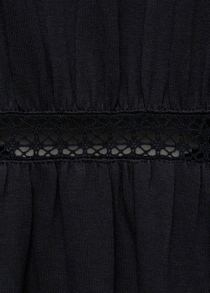Long jumpsuit with back opening — Charcoal