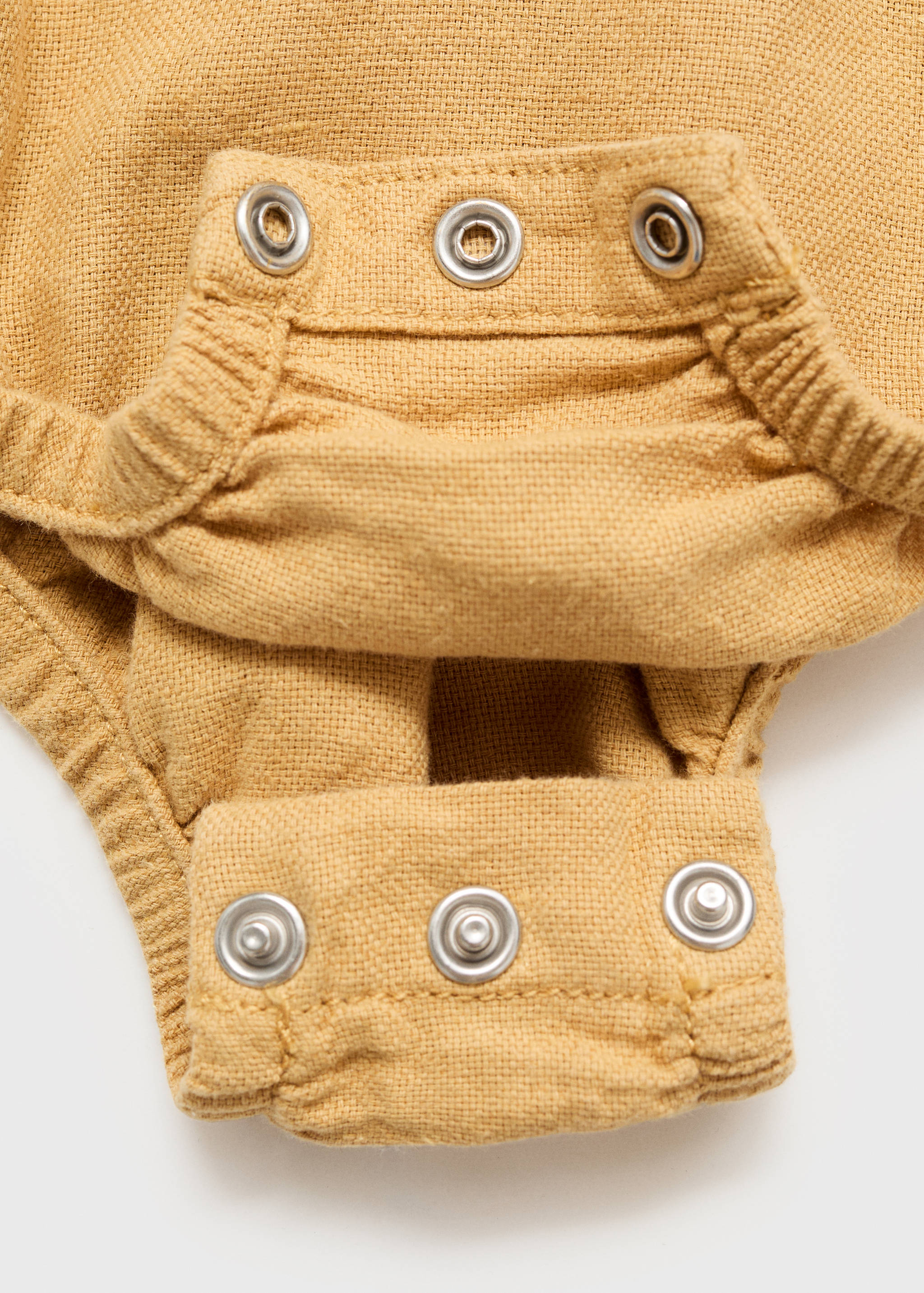 Linen and cotton romper - Details of the article 0