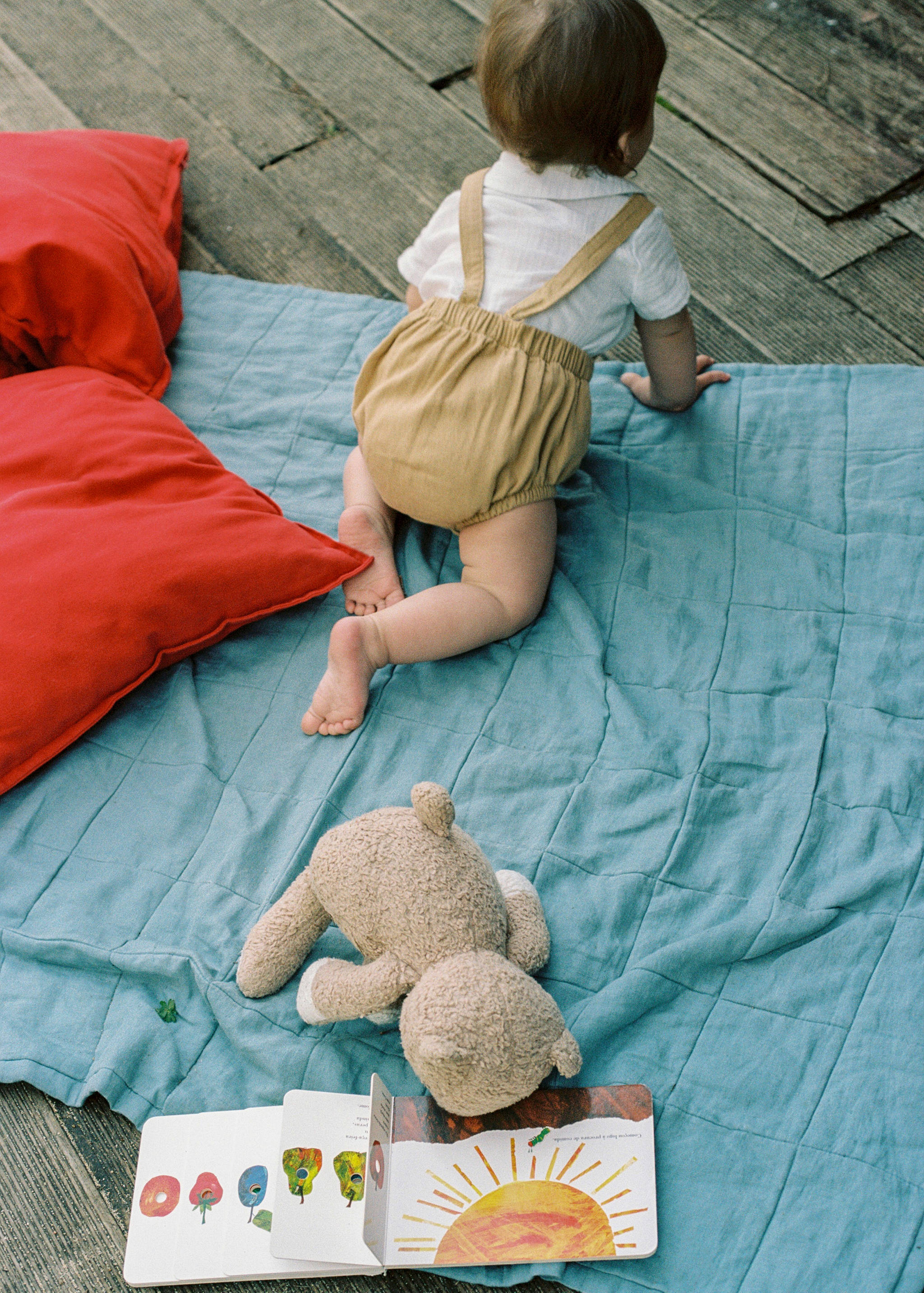 Linen and cotton romper - Details of the article 5