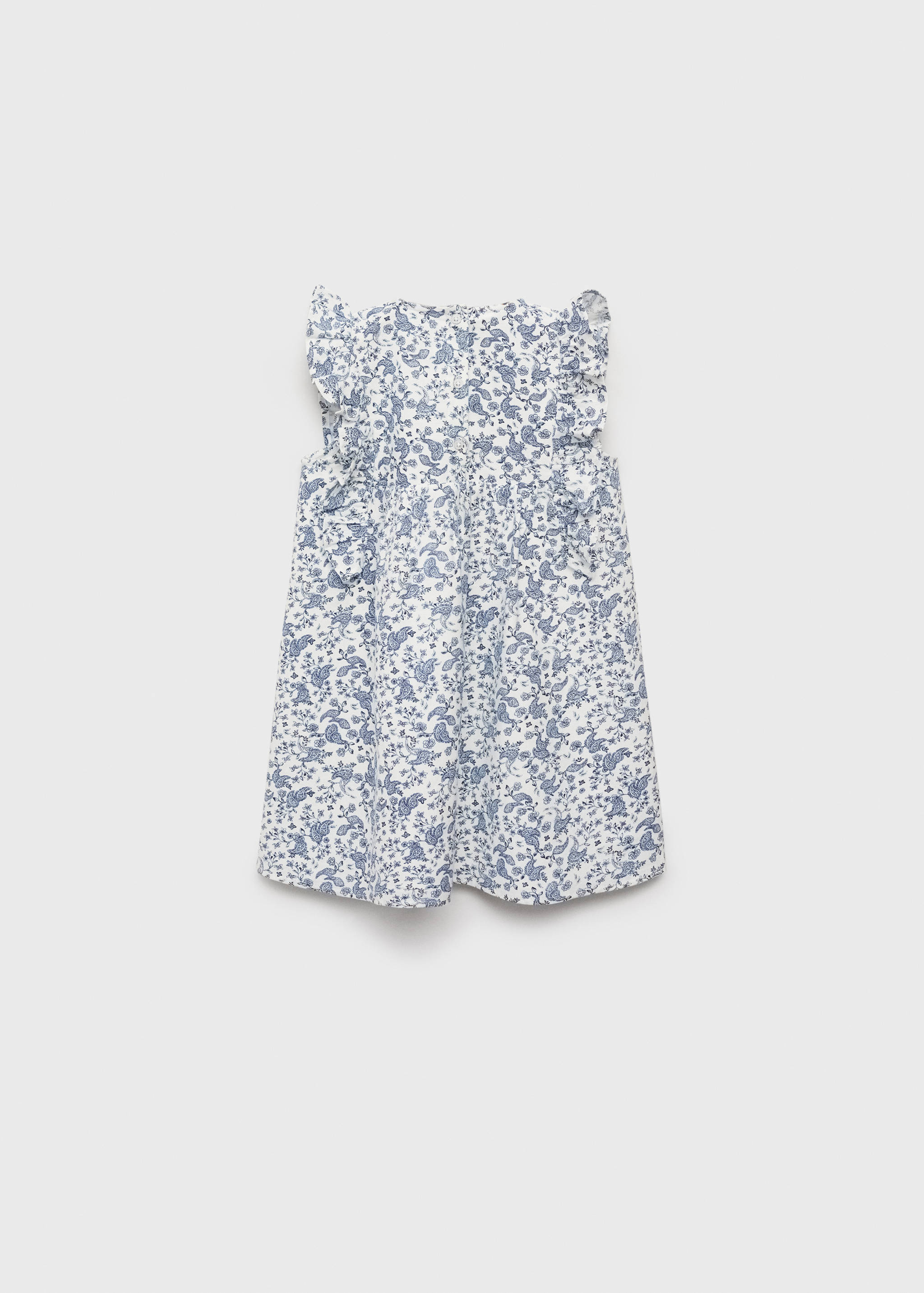 Vestido estampado volantes - Reverso del artículo