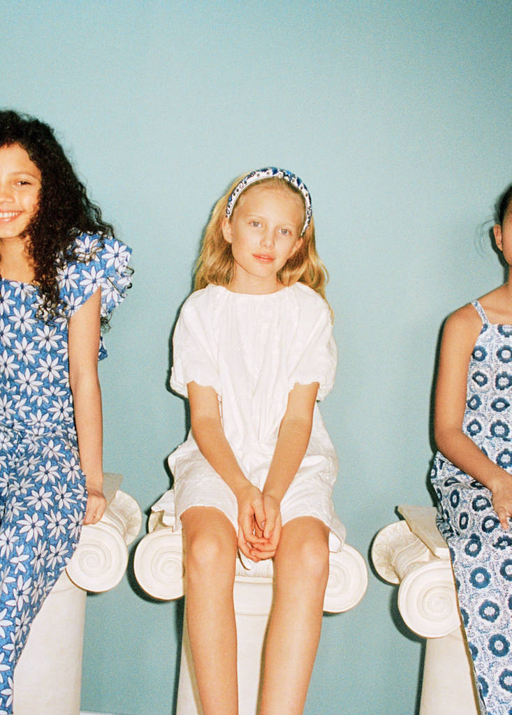 MANGO KIDS - Robe détails brodés blanc - 6 - Fille