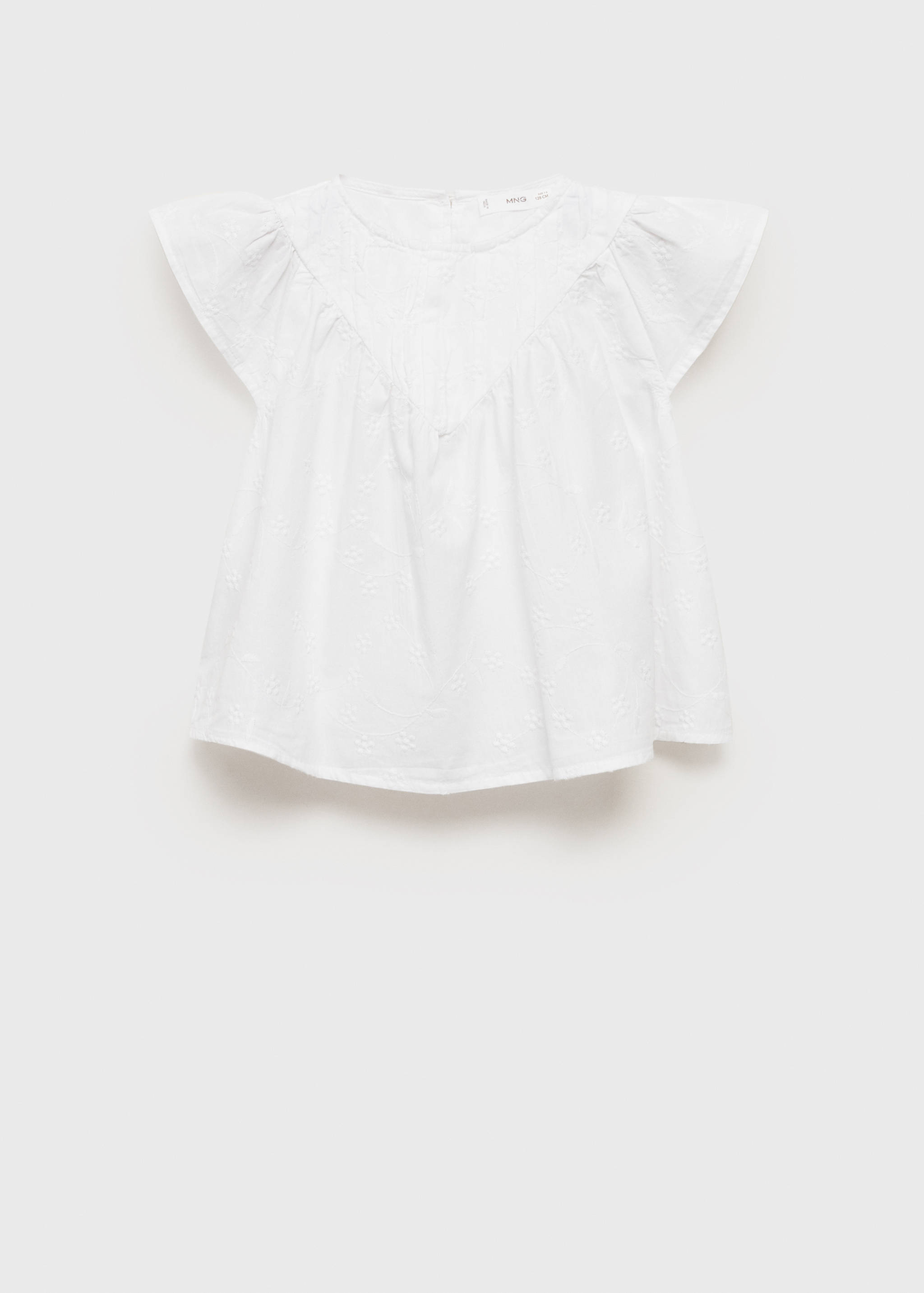 Embroidered cotton blouse - Article without model