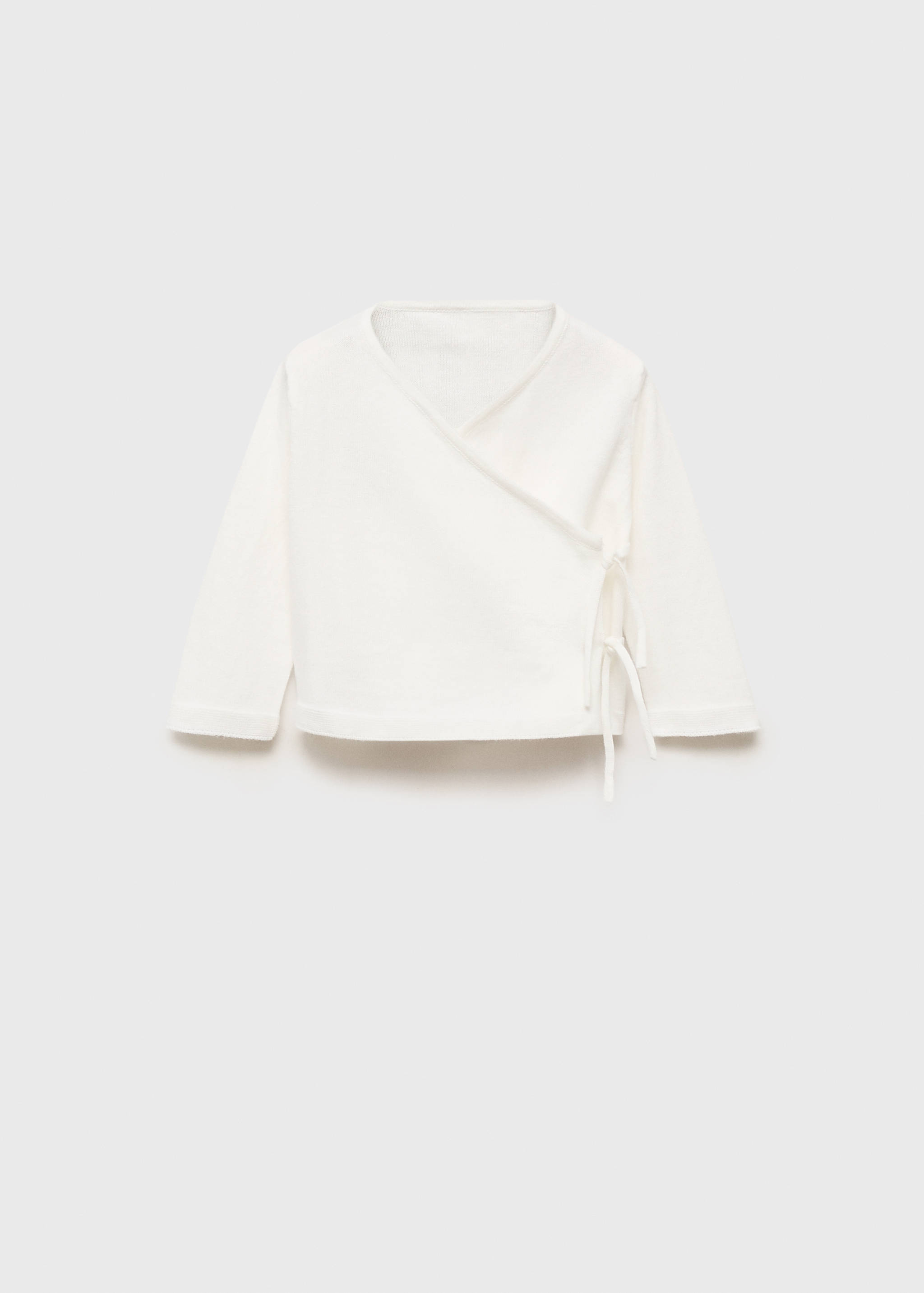 سترة بفيونكة مربوطة - منتج دون نموذج