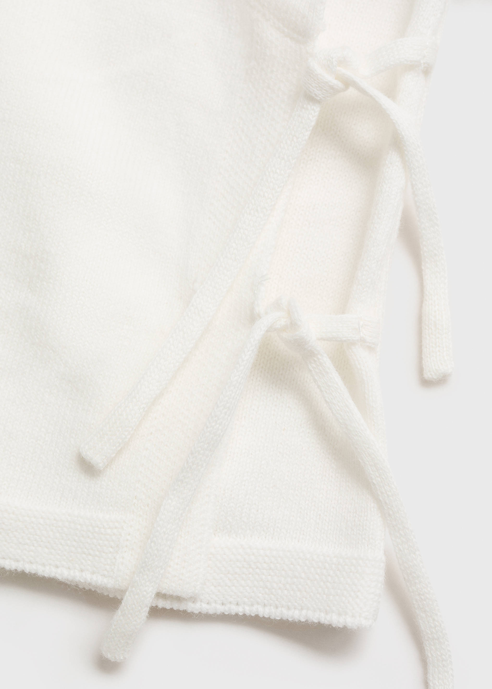 سترة بفيونكة مربوطة - تفاصيل المنتج 8