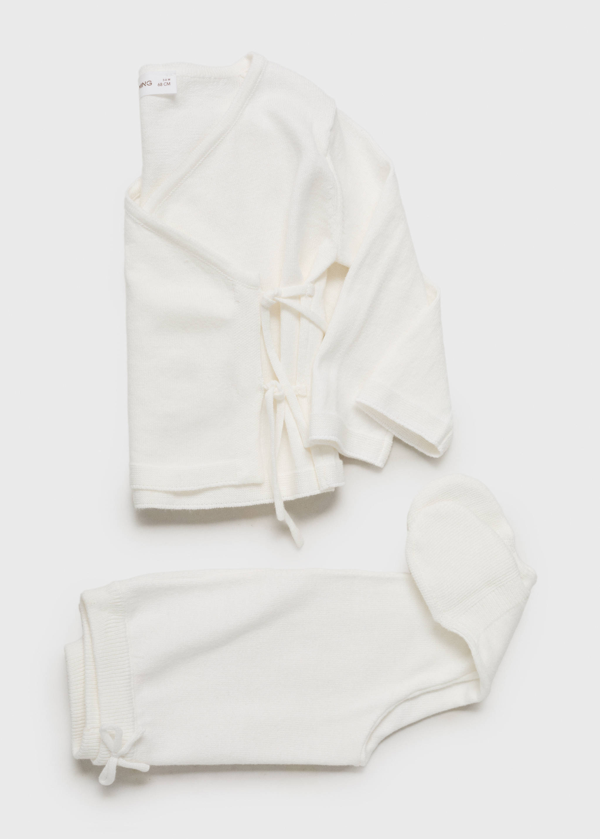 سترة بفيونكة مربوطة - تفاصيل المنتج 0