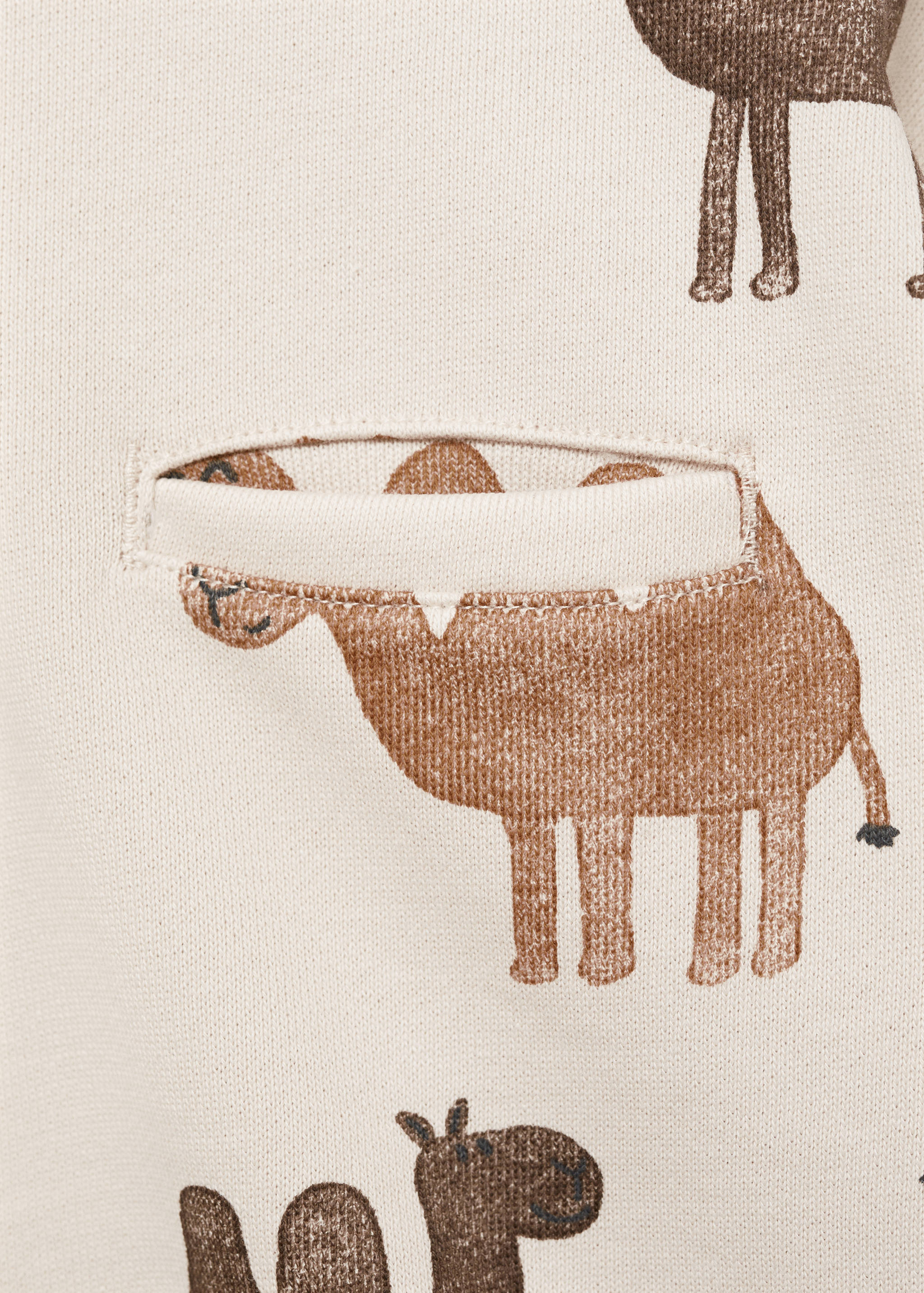 Printed cotton sweatshirt - Details of the article 8