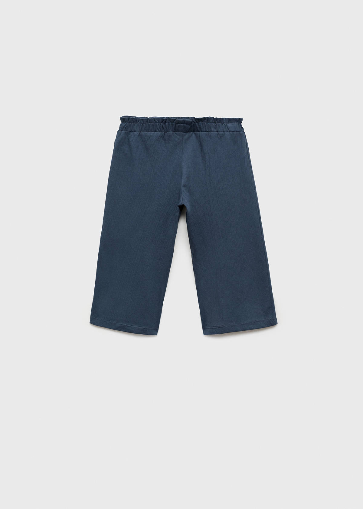 Bow straight trousers — Dark Navy