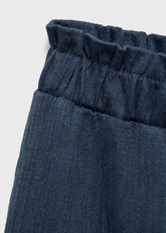 Bow straight trousers — Dark Navy 4