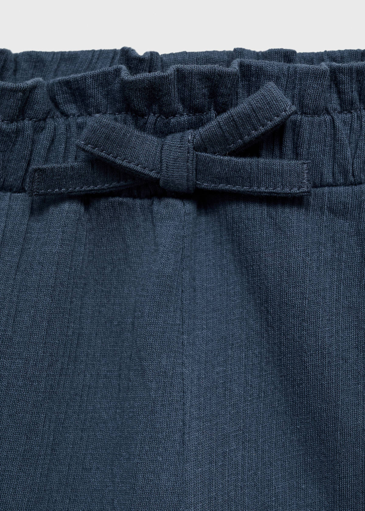 Bow straight trousers — Dark Navy