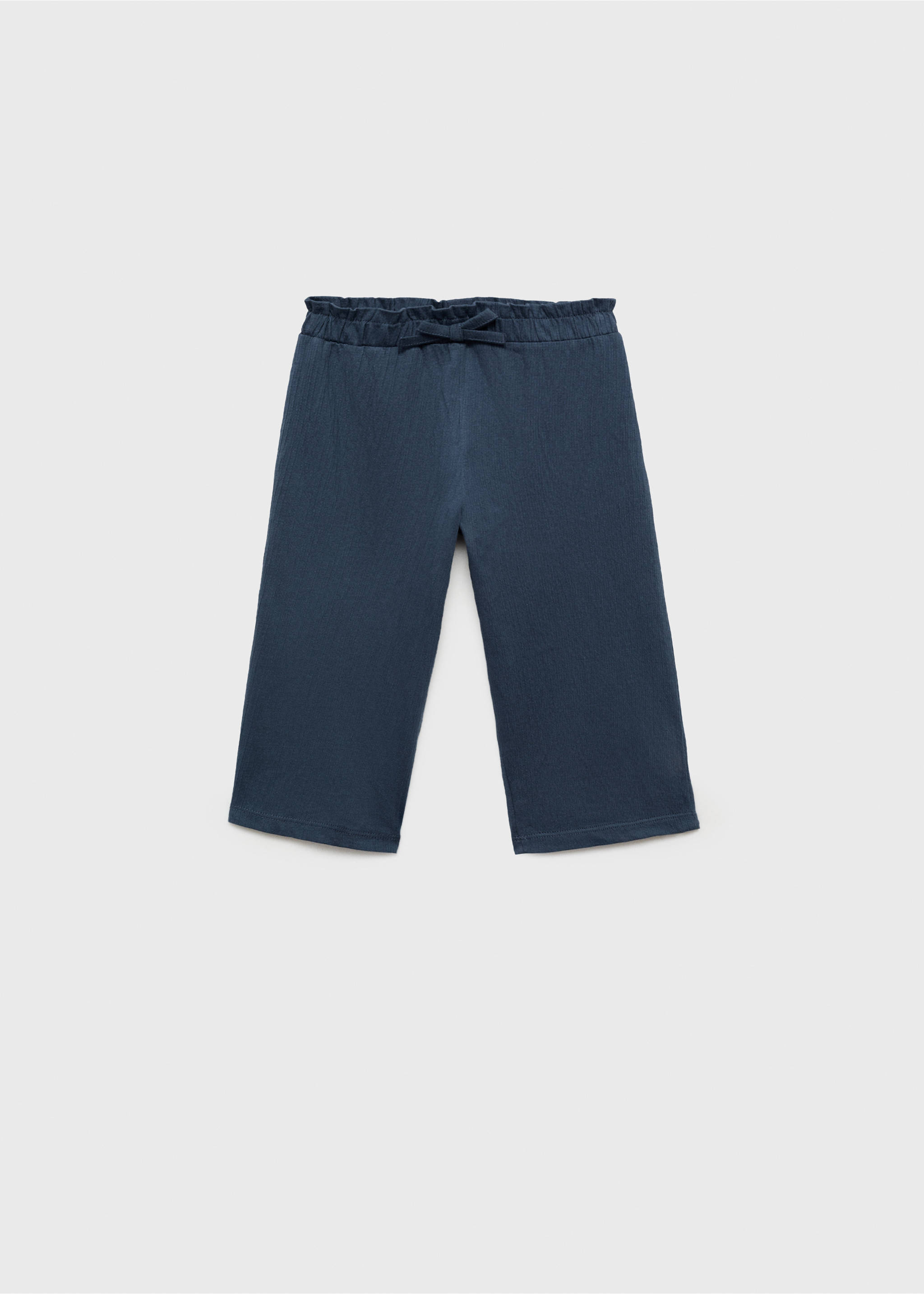 Bow straight trousers - Article without model, Dark Navy. Ref: 87065962-00.