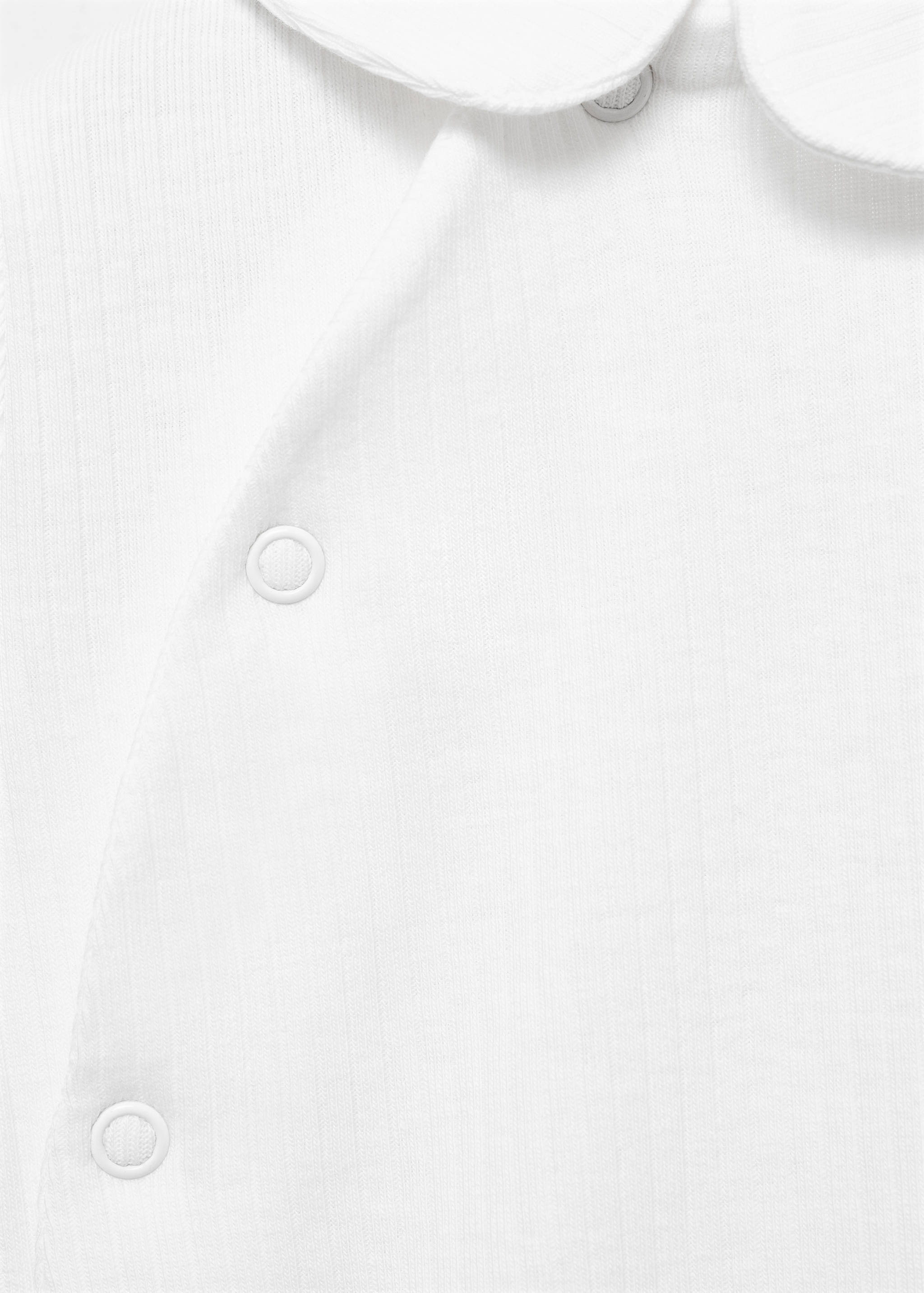 Baumwoll-Body mit Bubikragen - Detail des Artikels 8