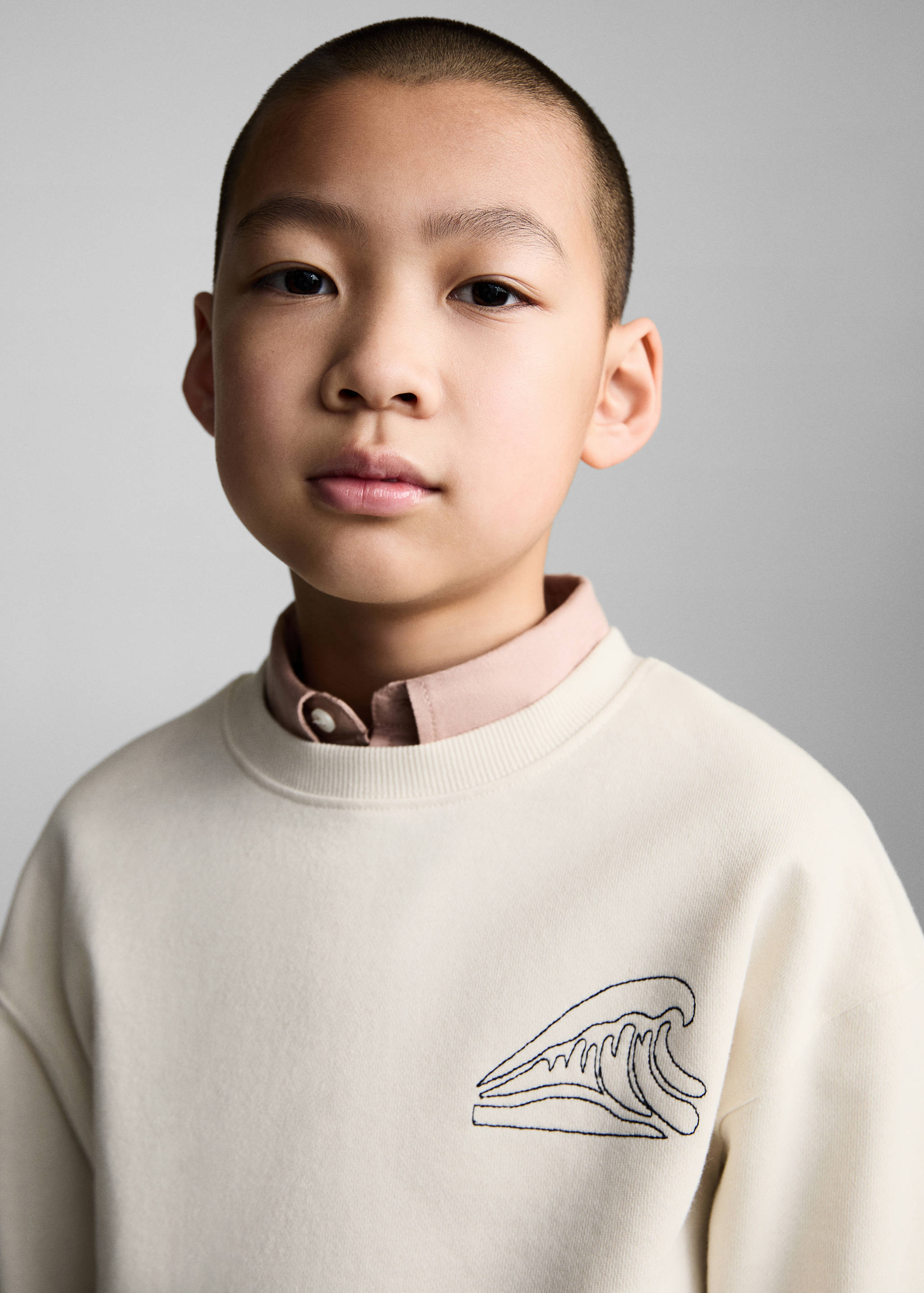 Graphic-print cotton sweatshirt - Details of the article 1