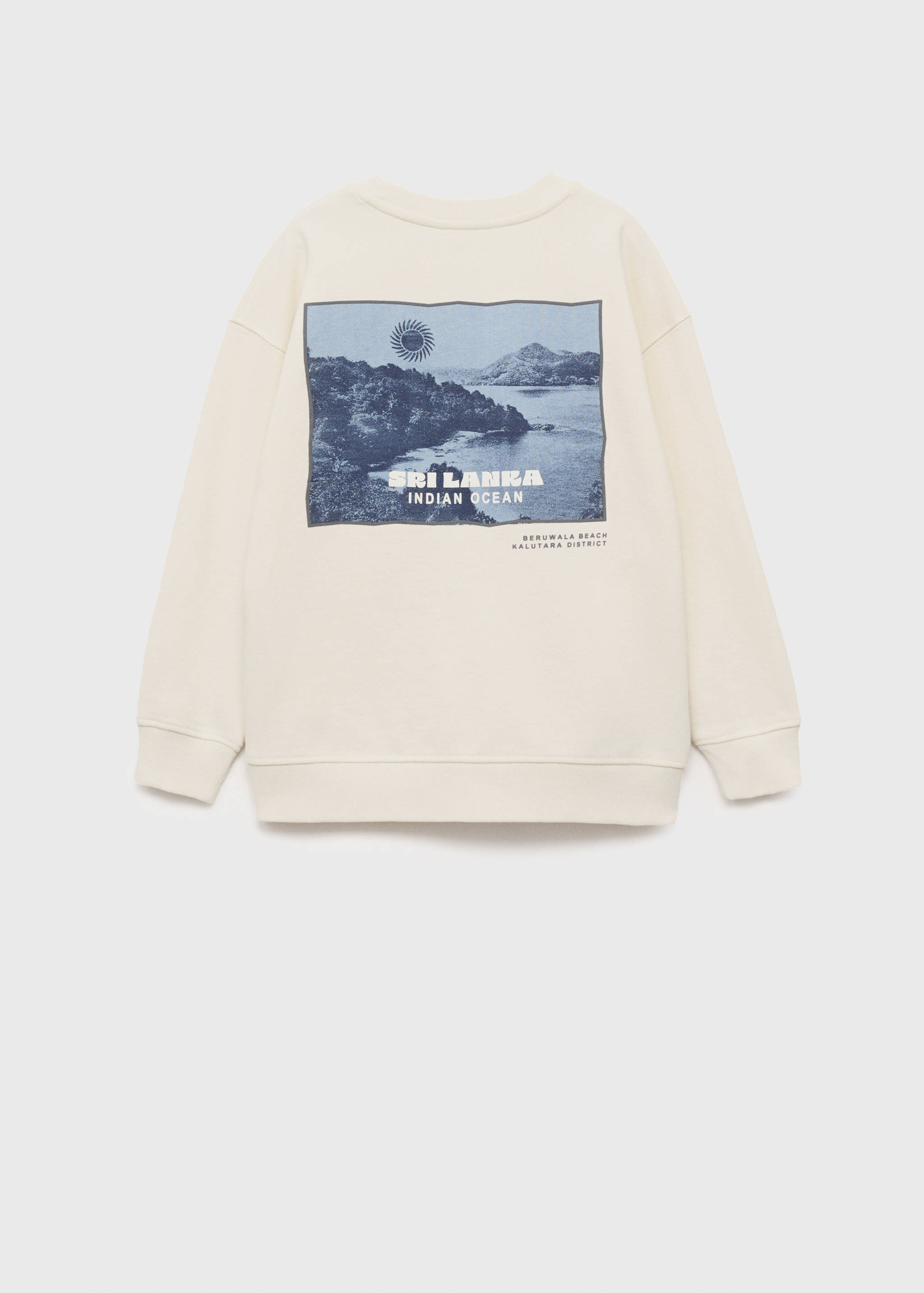 Graphic-print cotton sweatshirt - Reverse of the article