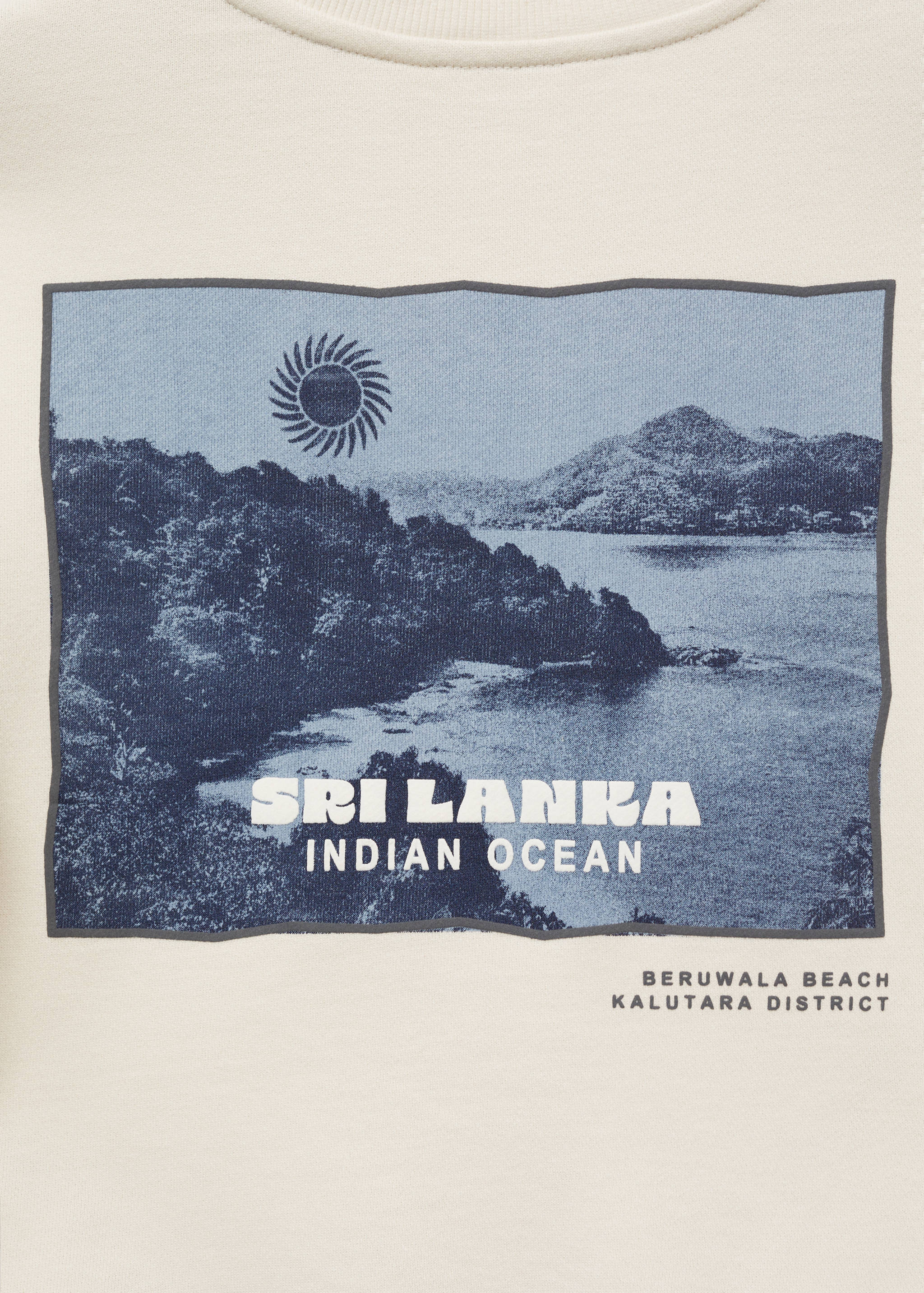 Graphic-print cotton sweatshirt - Details of the article 0