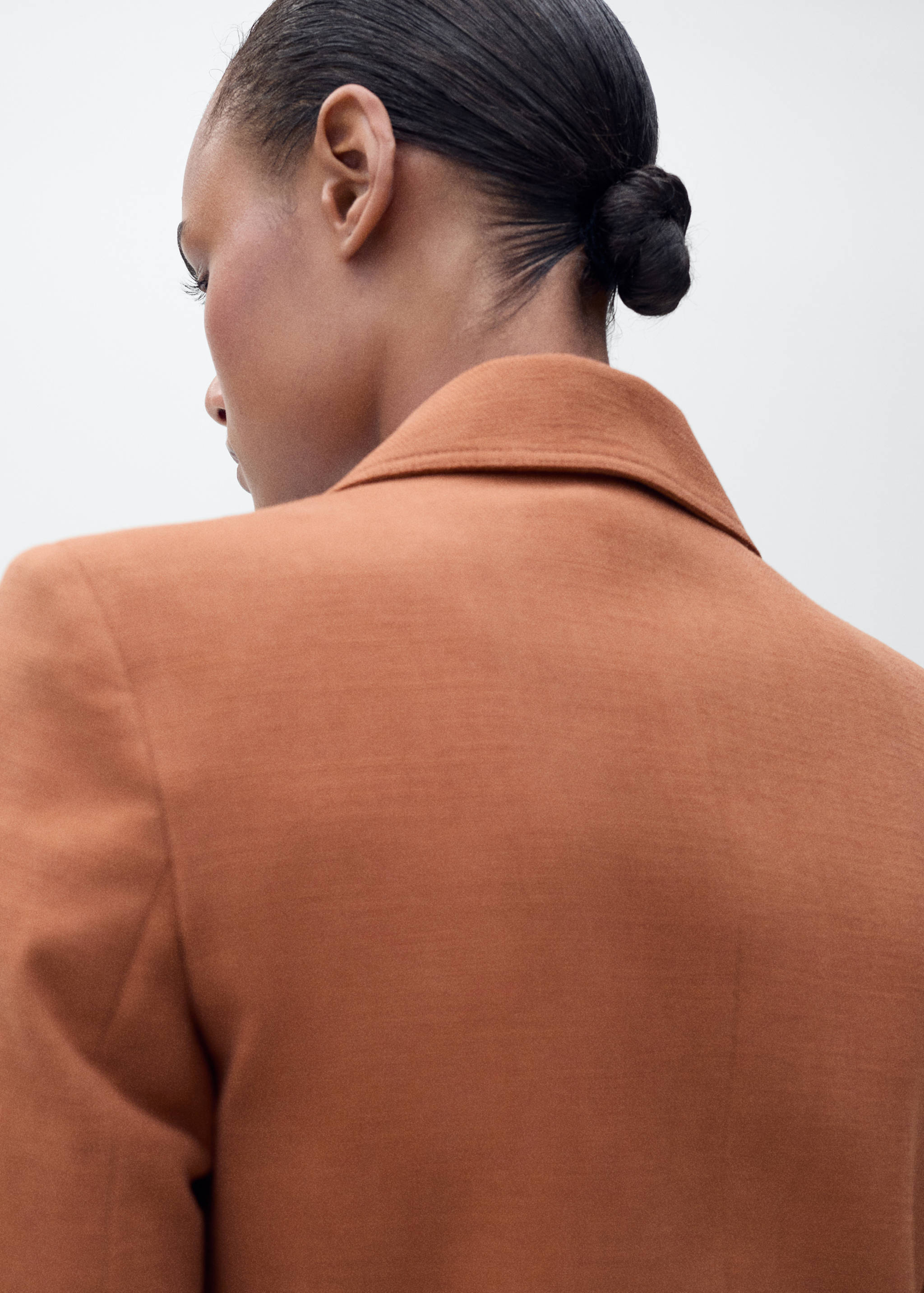 Cotton and linen-blend suit blazer - Details of the article 2