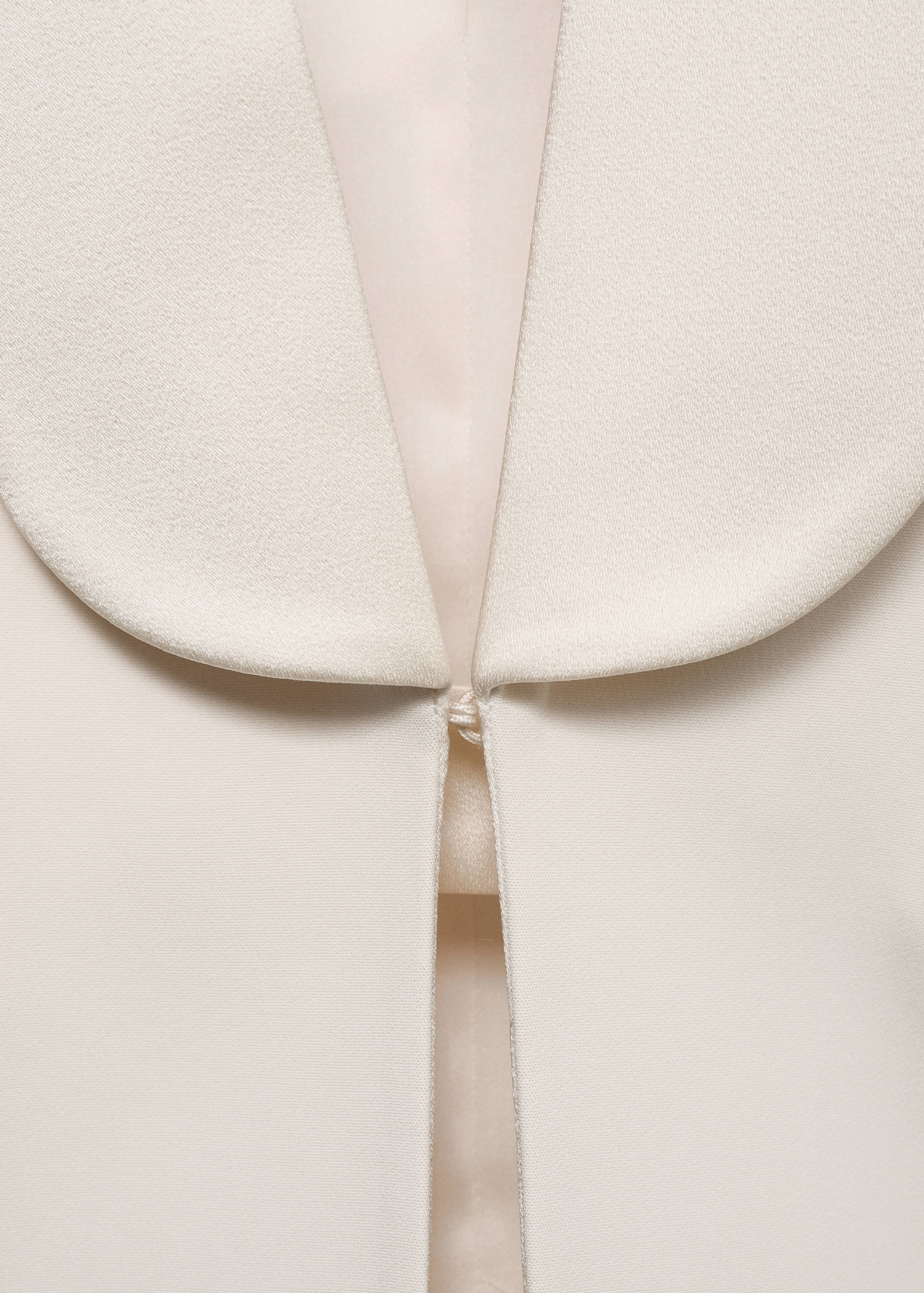 Saten yaka blazer ceket - Ürün detayı 8