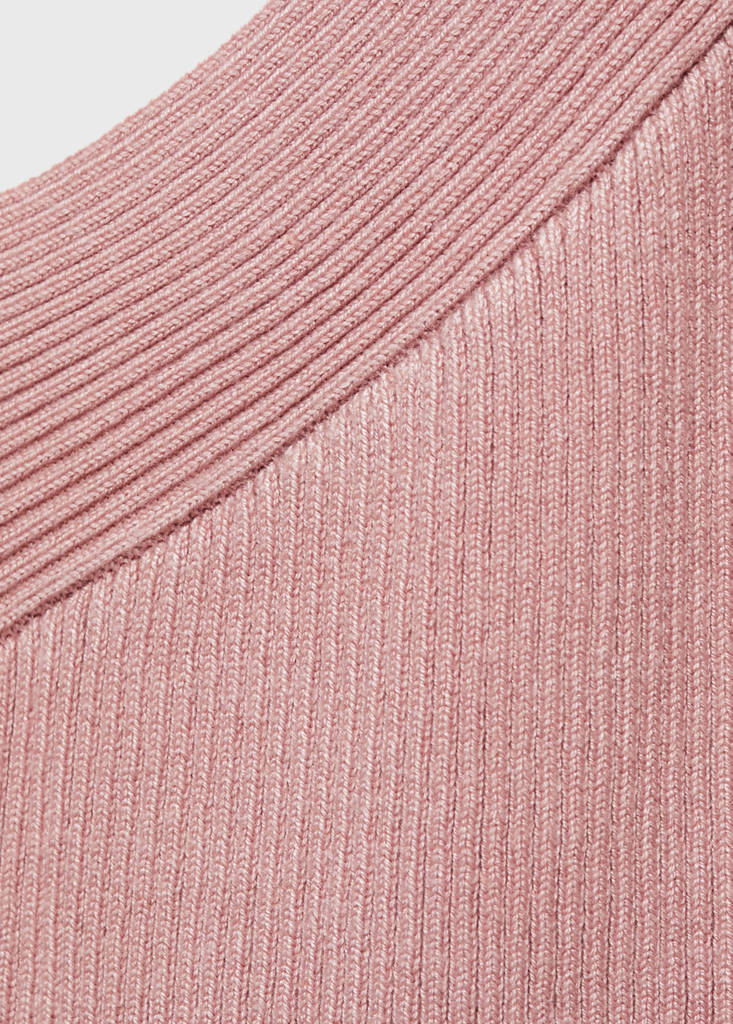 Knitted top with hoop detail — Pastel Pink