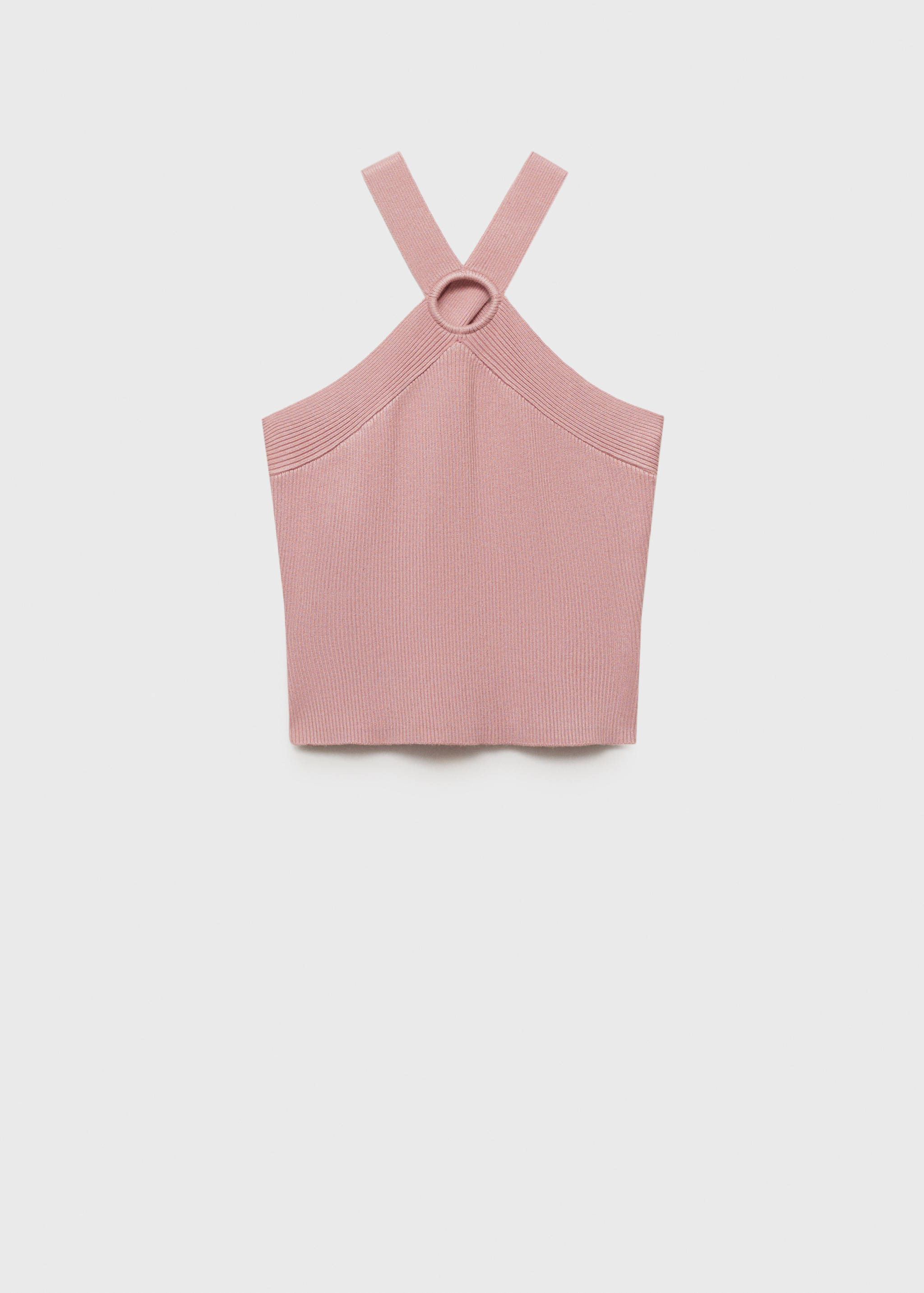 Knitted top with hoop detail - Article without model