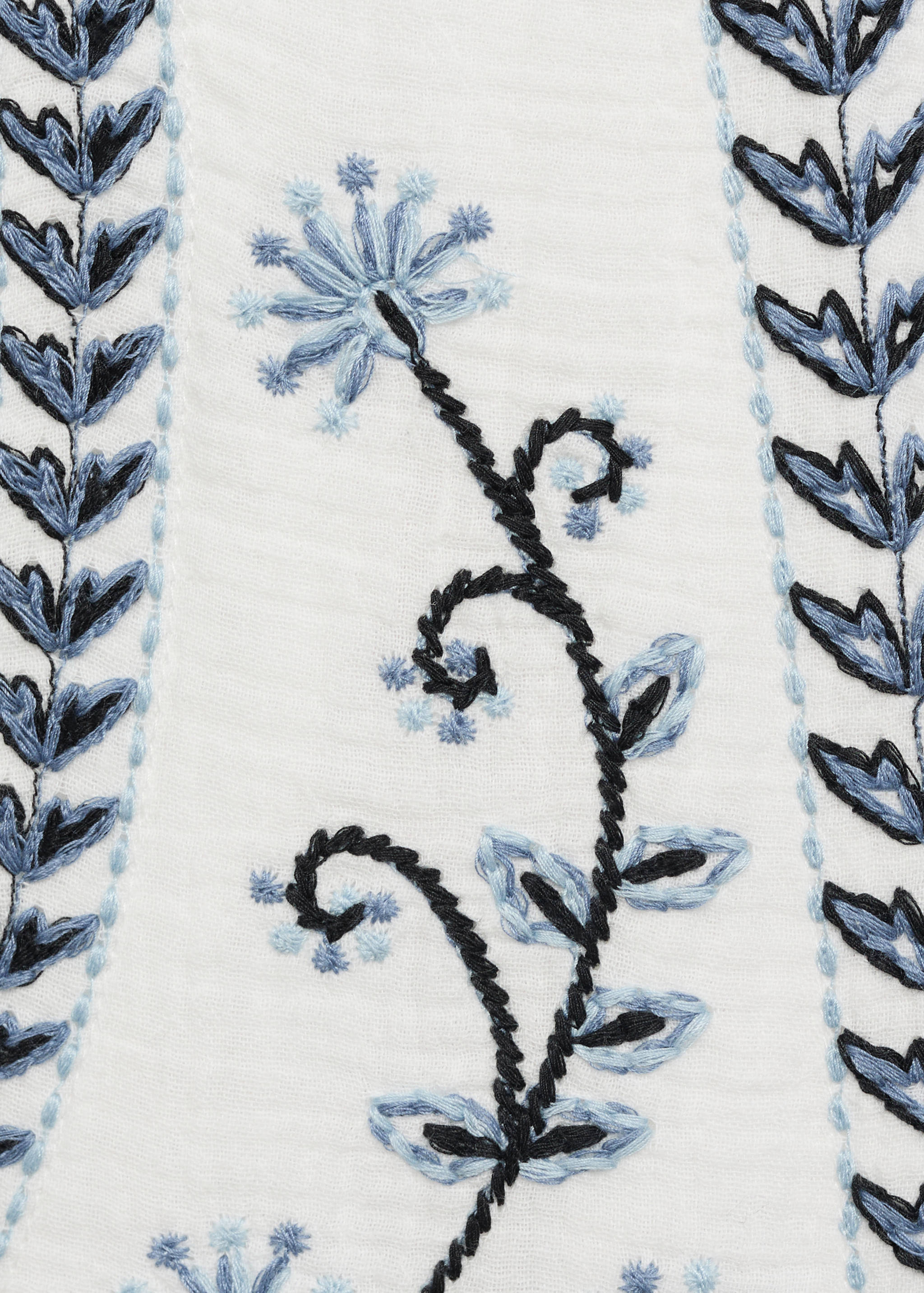 Chaleco crop bordado flores - Detalle del artículo 8