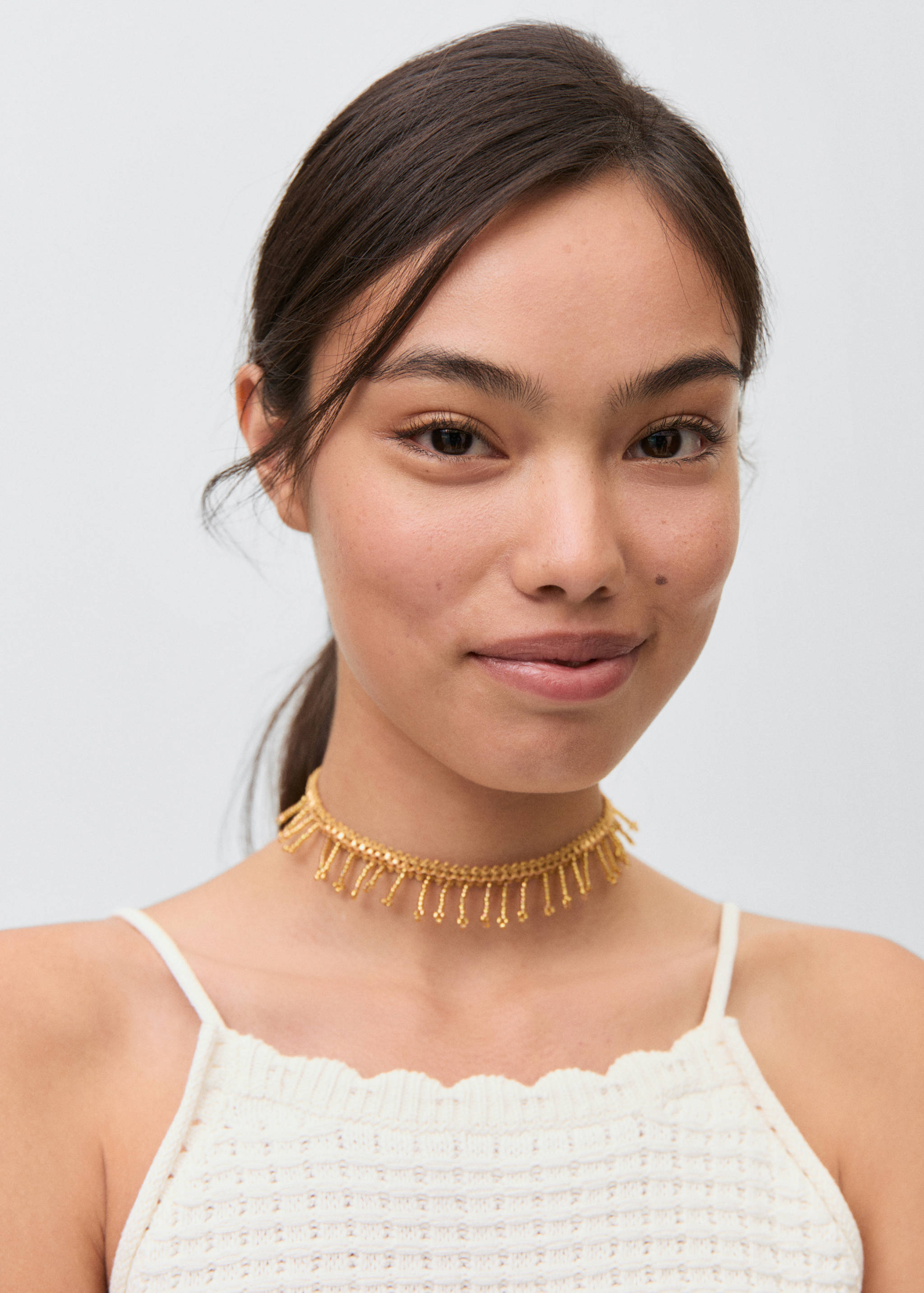 Openwork knit top - Details of the article 1