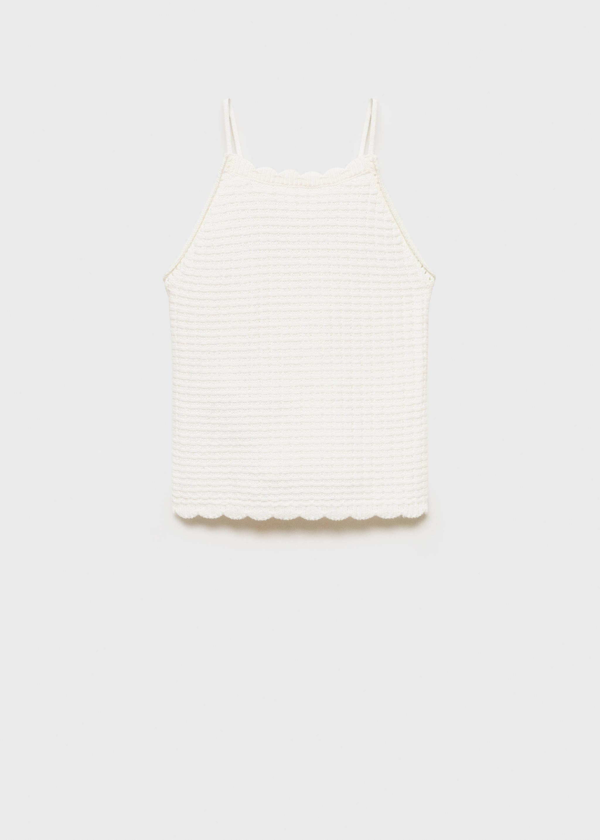 Openwork knit top - Article without model