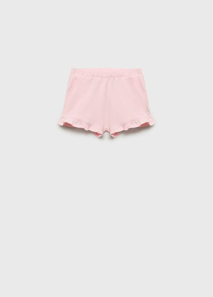 Shorts with ruffled hem - thumbnail 2
