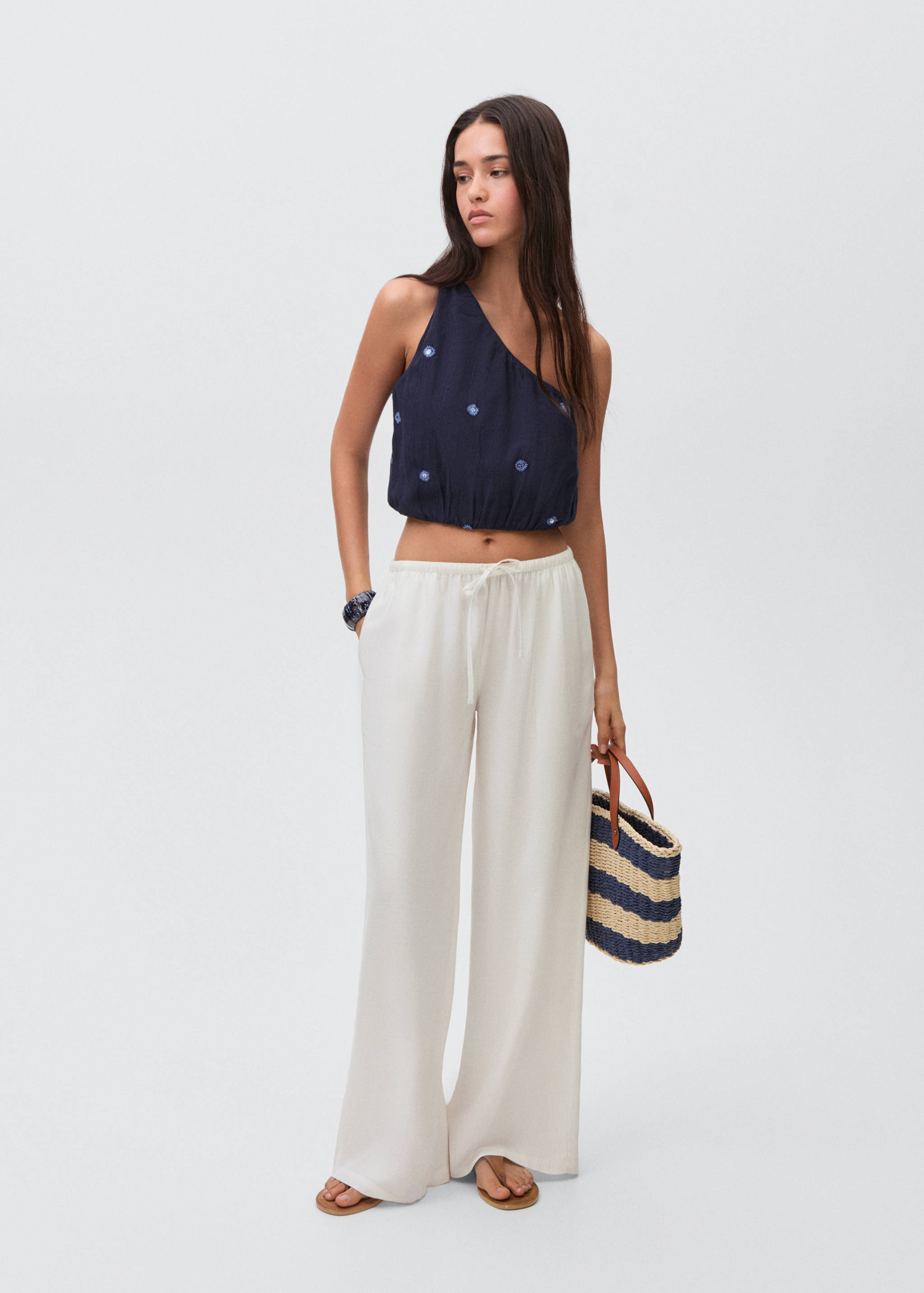 Gerade Leinenhose - Allgemeine Ansicht