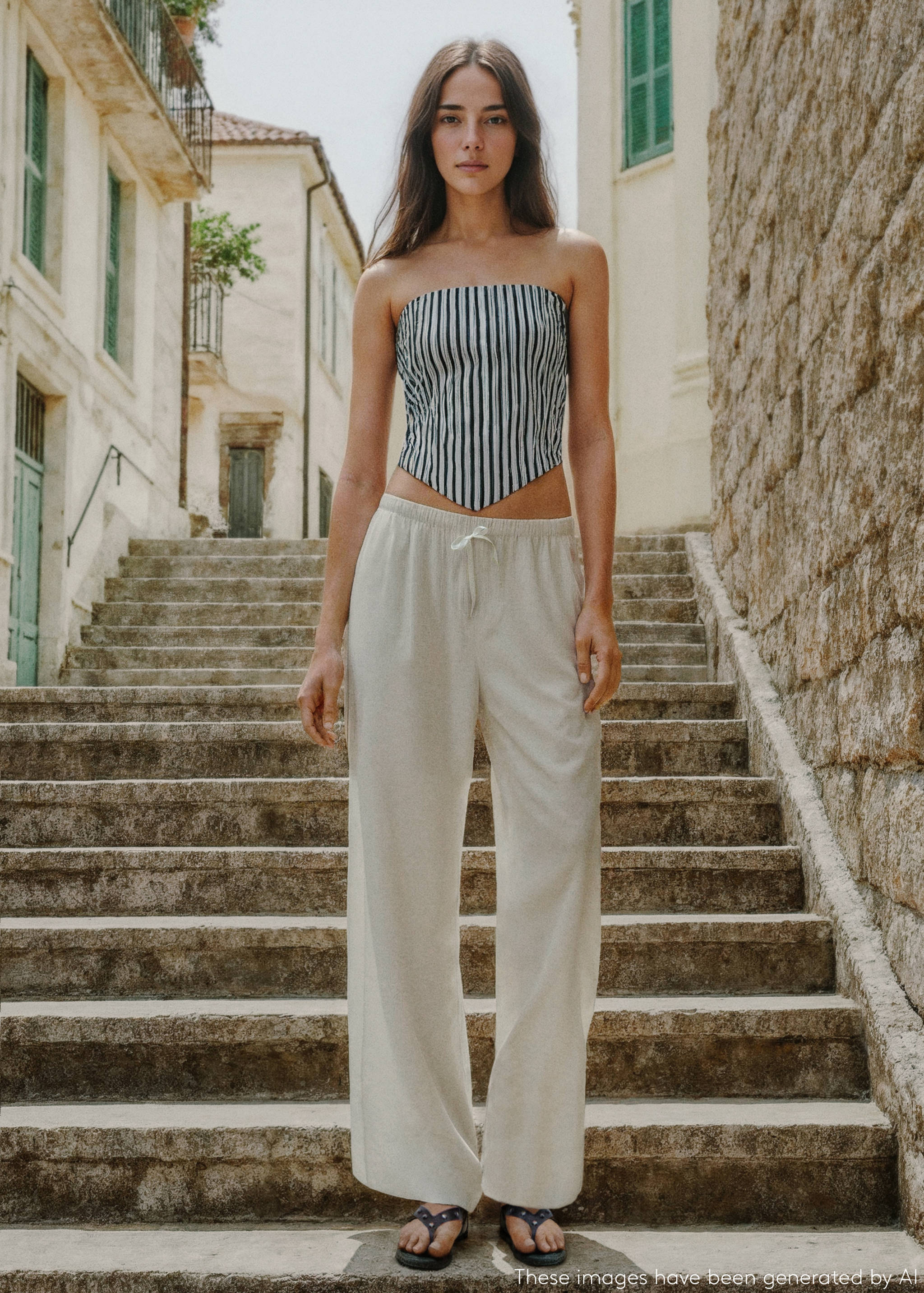 Gerade Leinenhose - Detail des Artikels 5