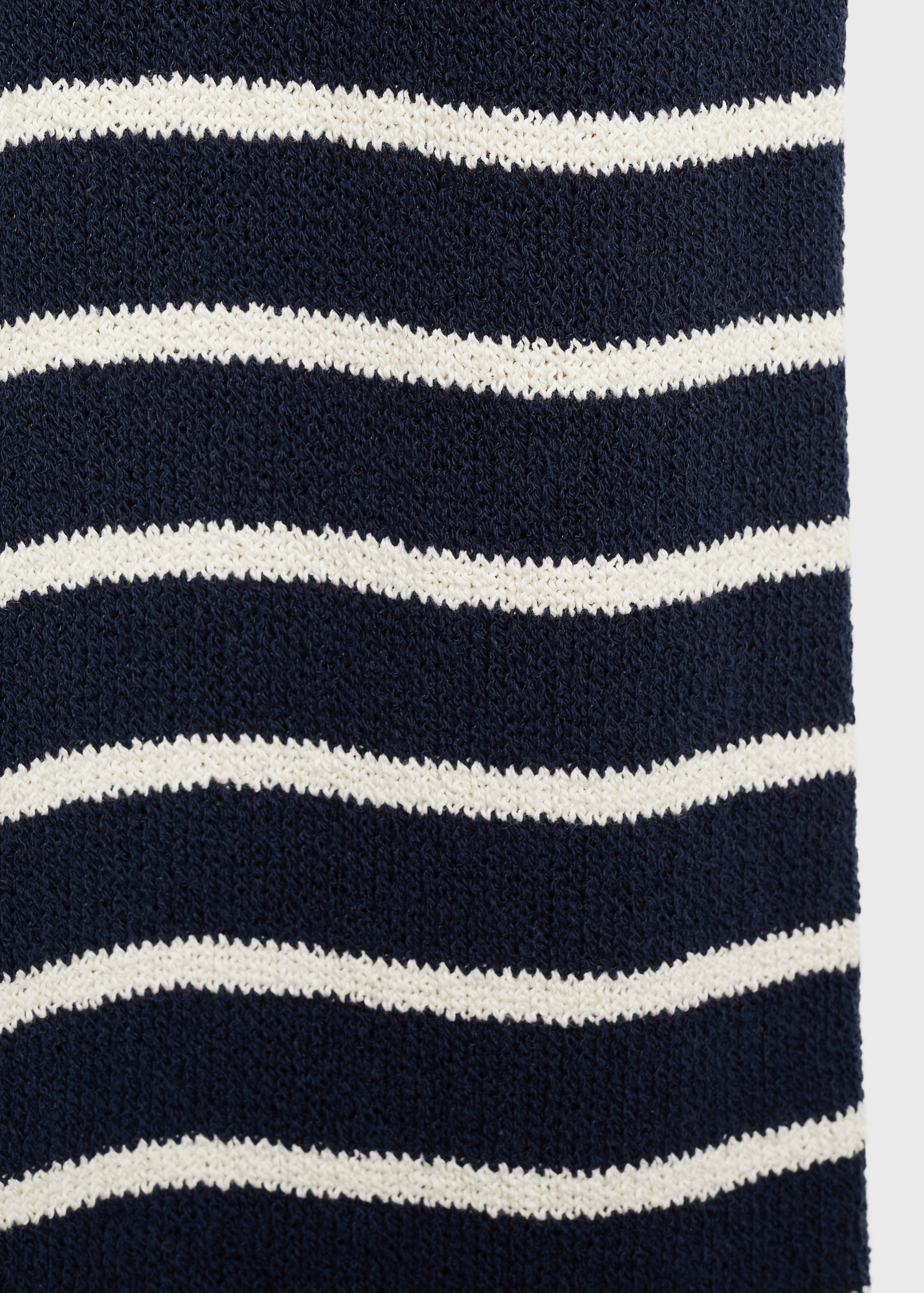 Striped knit trousers - Details of the article 0