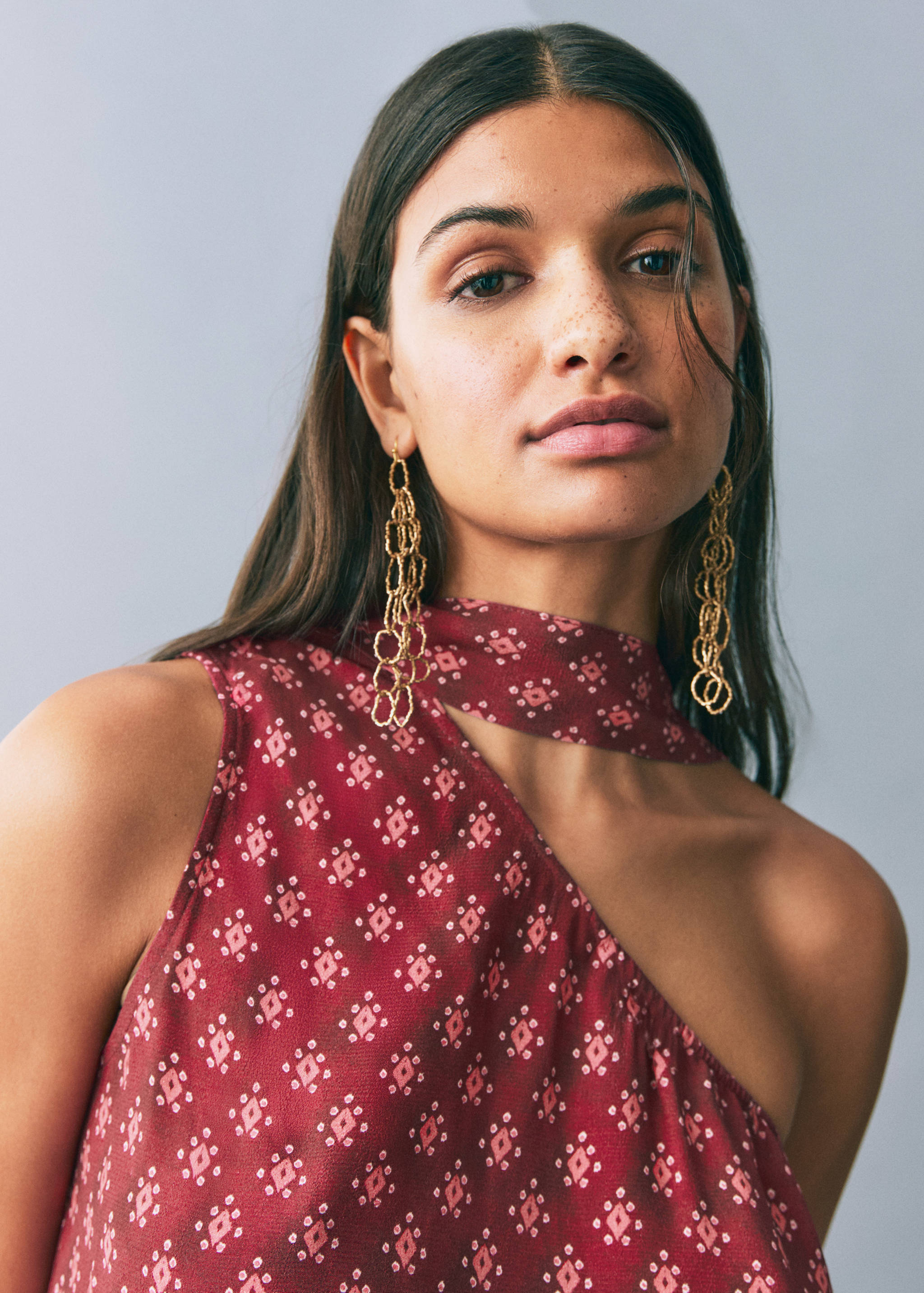 Asymmetric printed top - Details of the article 1