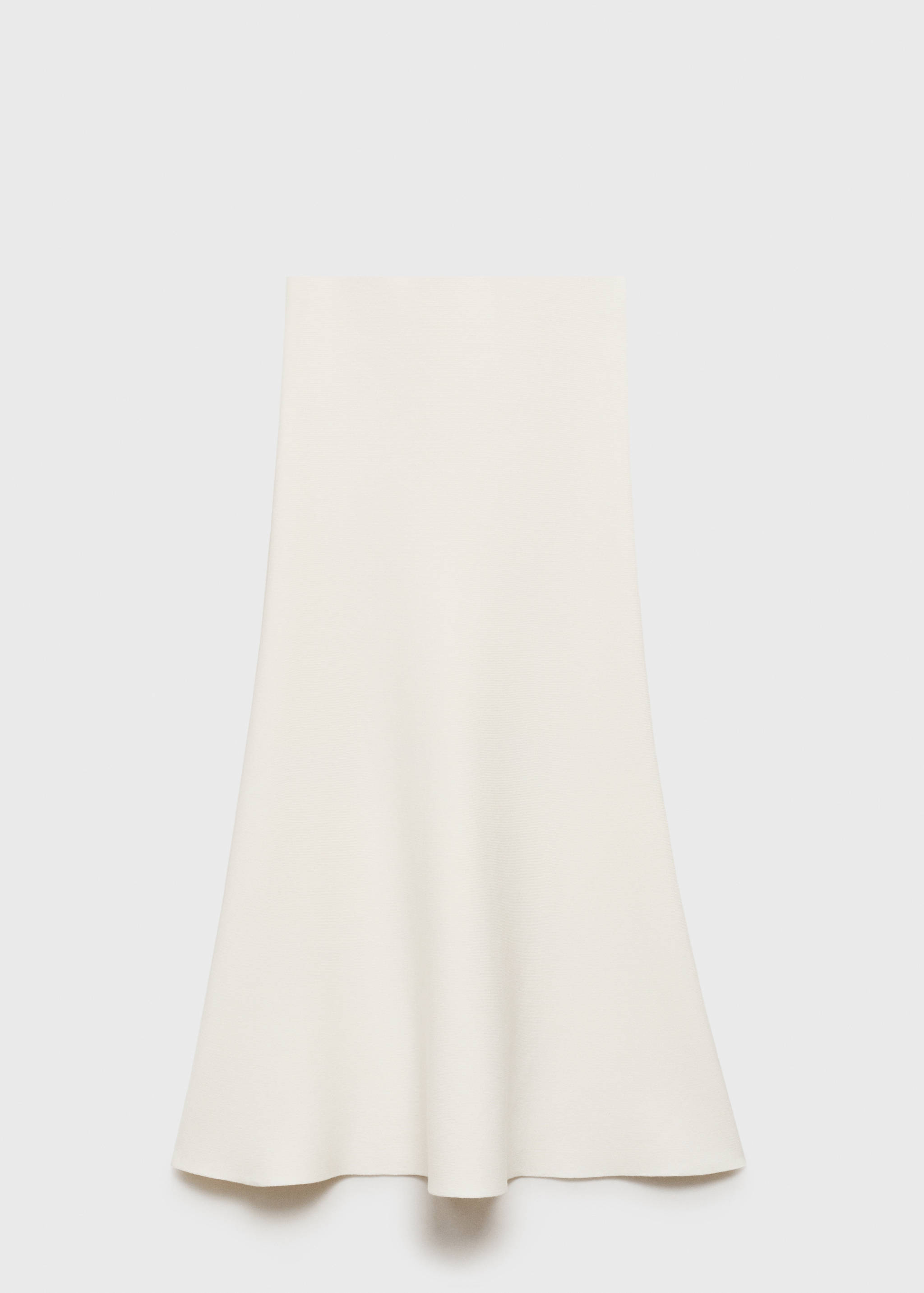 Fine-knit peplum skirt - Article without model