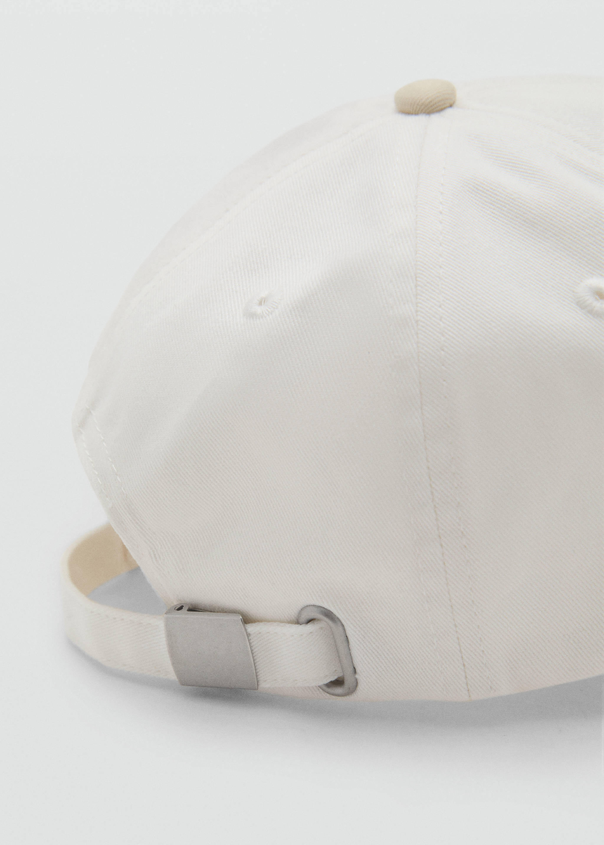 Casquette visière brodée coton - Détail de l'article 1