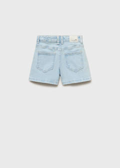 Straight-fit denim shorts — Light Blue 4