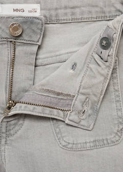 Straight-fit denim shorts — Denim Grey 4