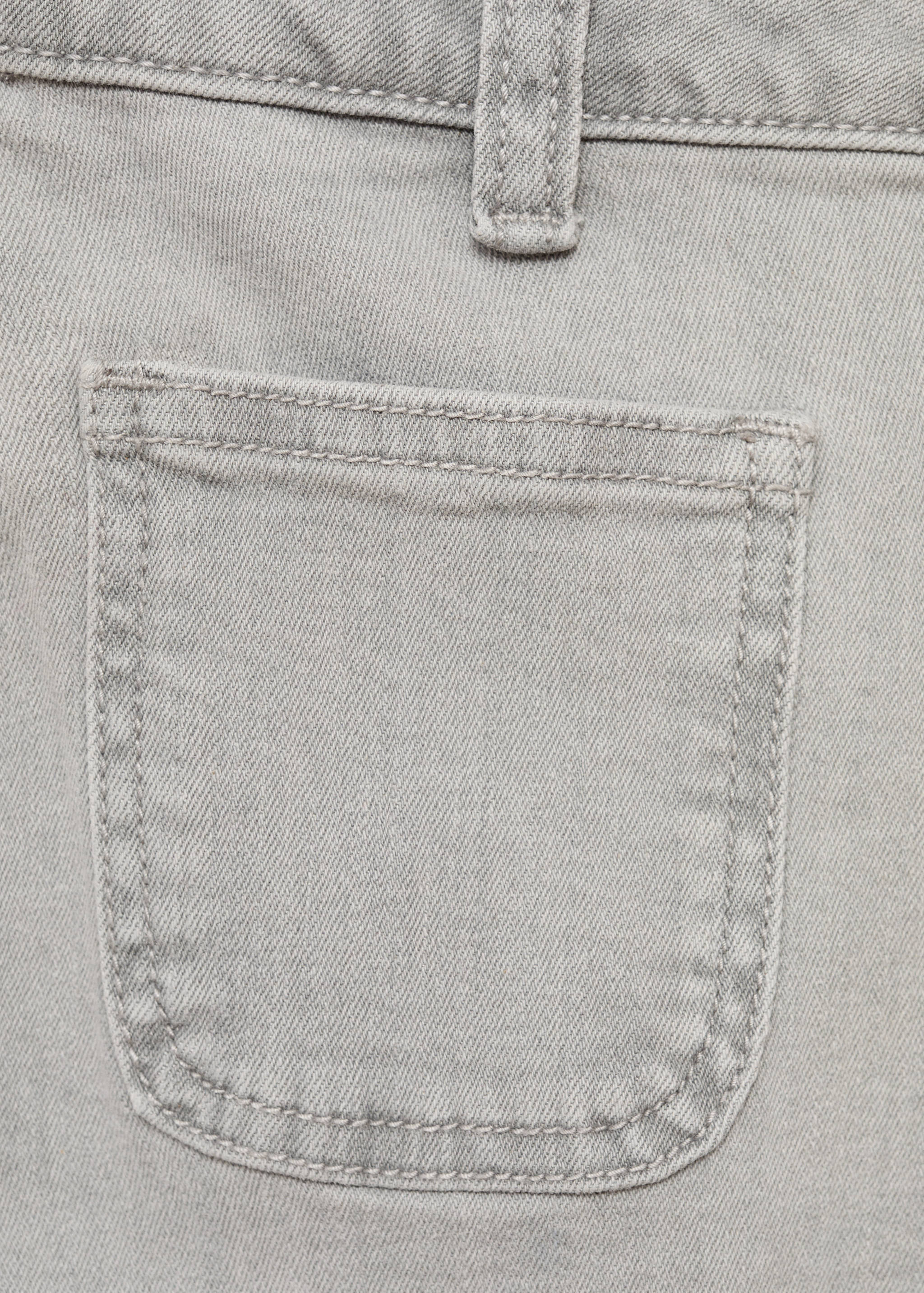 شورت جينز بقصة مستقيمة - تفاصيل المنتج 0