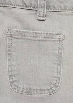Straight-fit denim shorts — Denim Grey 6