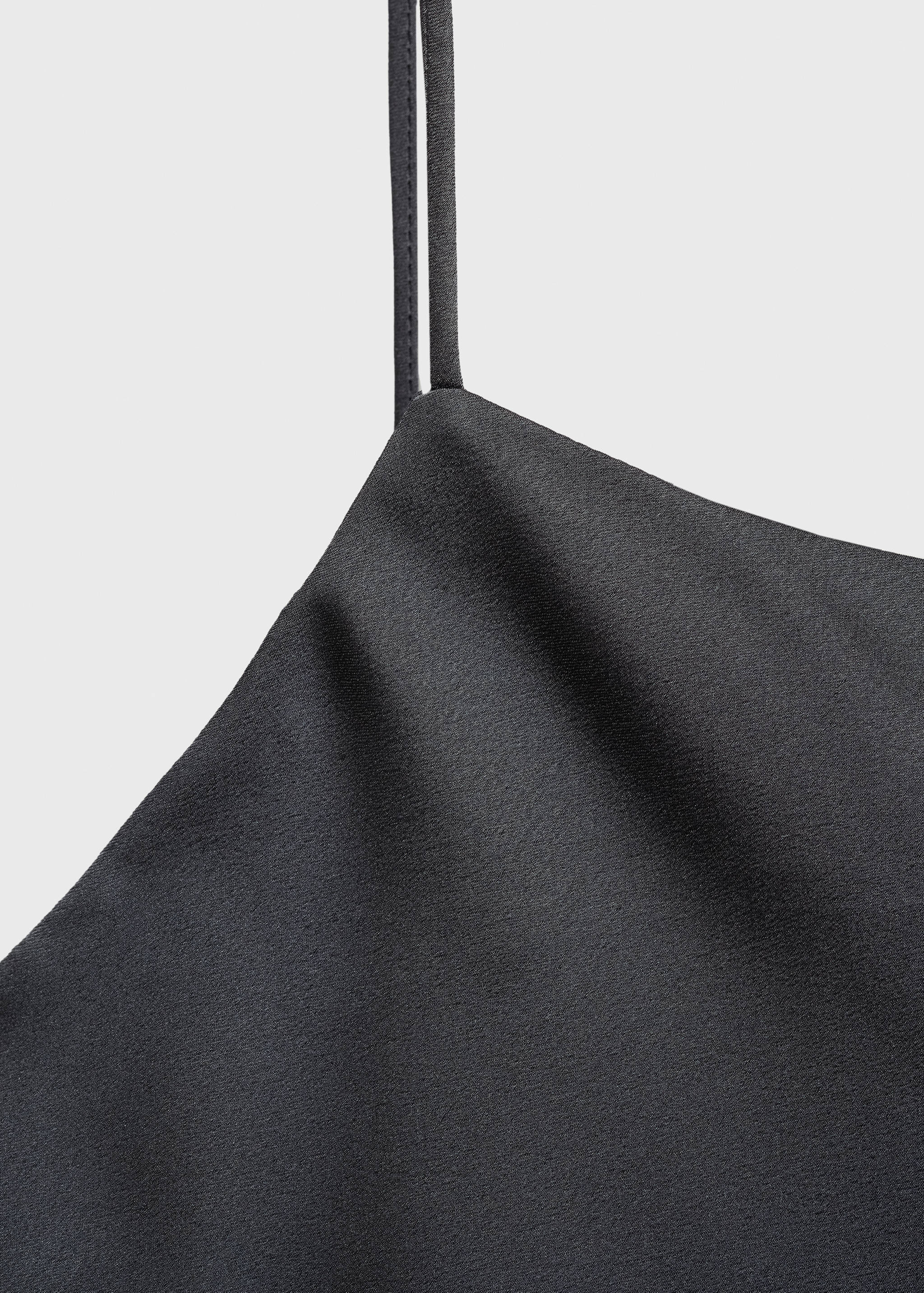 Satin nightgown with straps - Details of the article 8