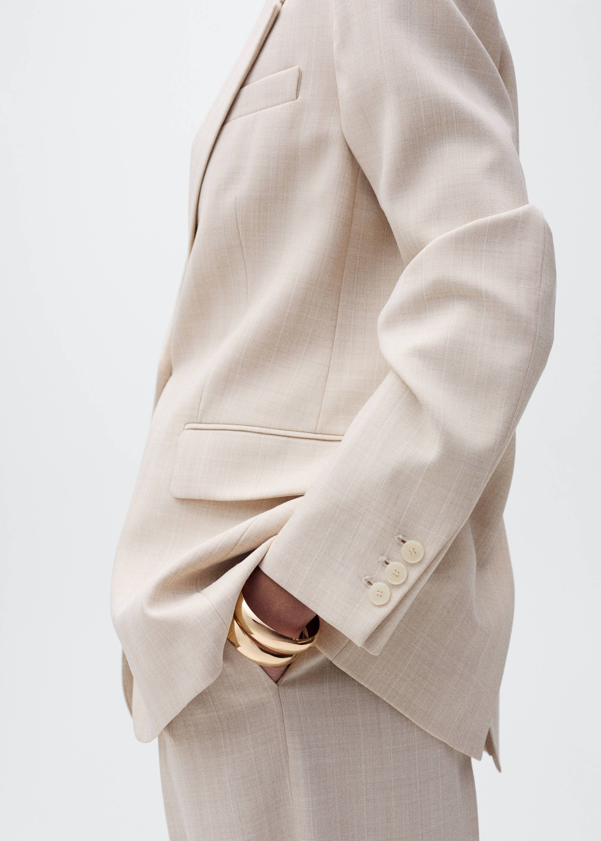 Blazer de fato com estrutura - Pormenor do artigo 1