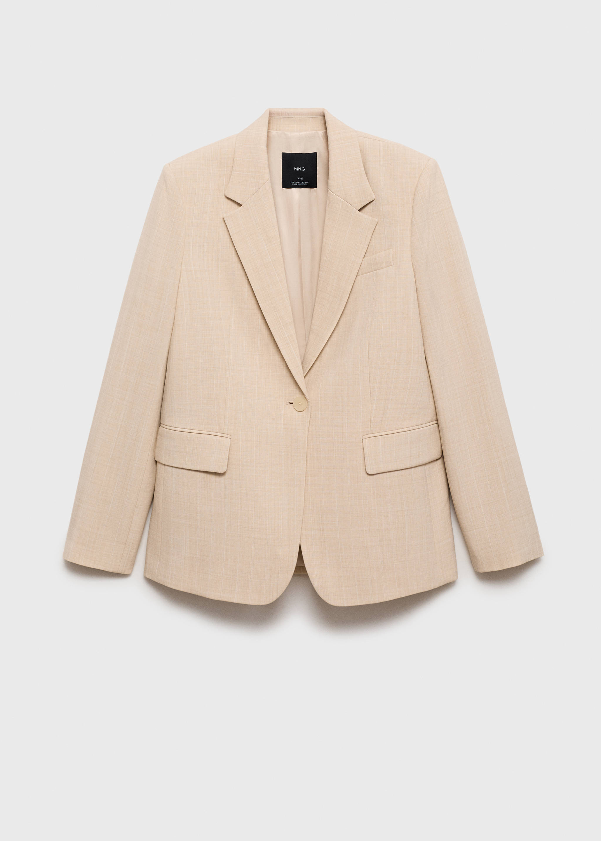 Blazer de fato com estrutura - Artigo sem modelo