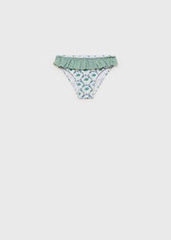 Bikini bottoms with ruffles — White 1