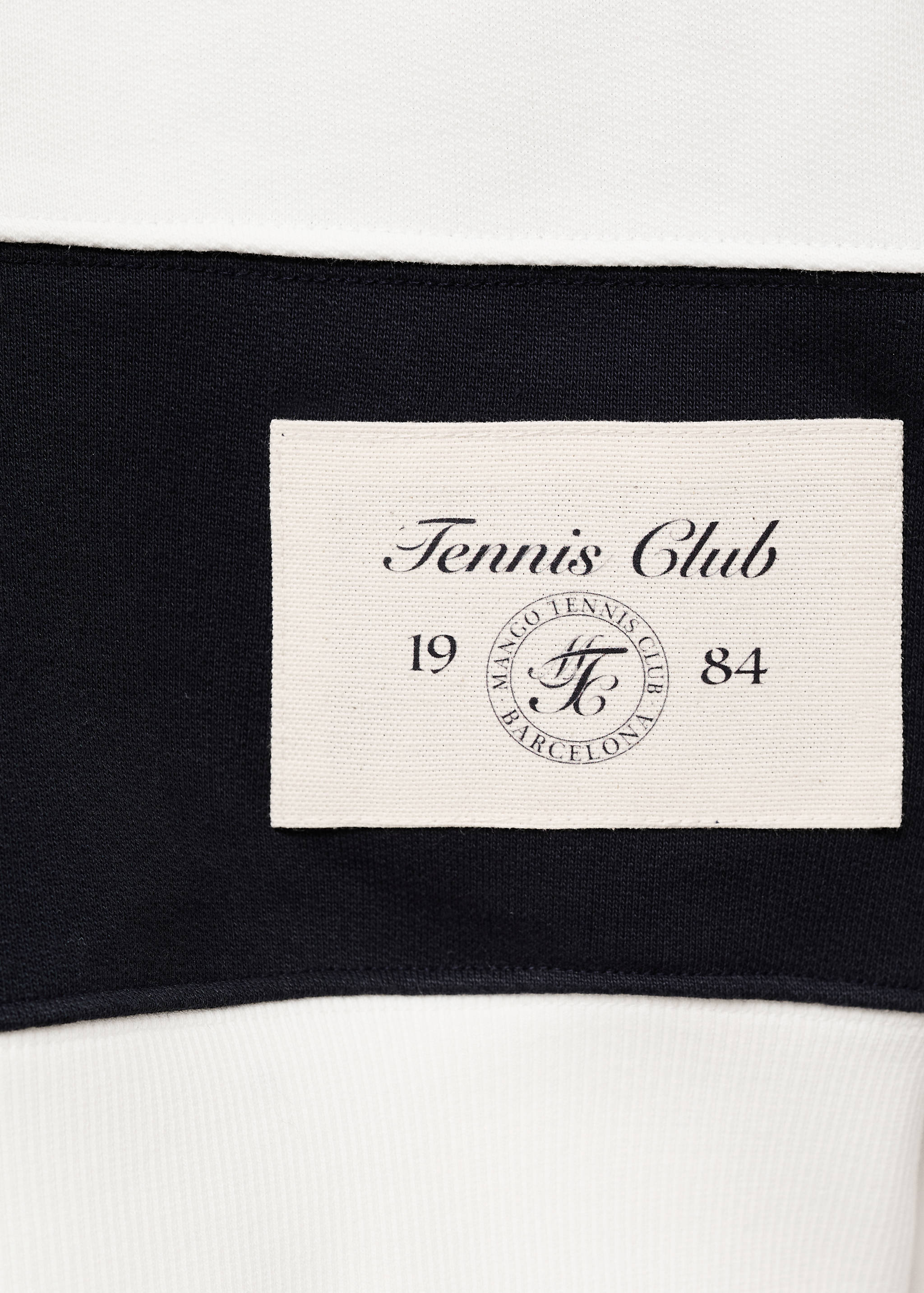 Sweat rayures col polo - Détail de l'article 0